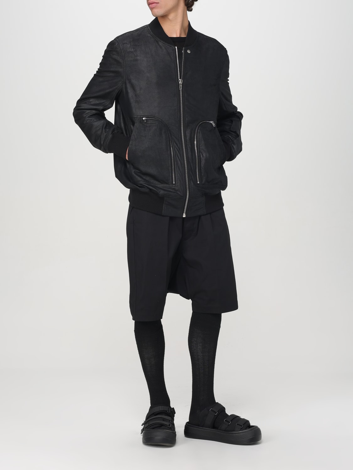 RICK OWENS JACKET: Coat men Rick Owens, Black - Img 2