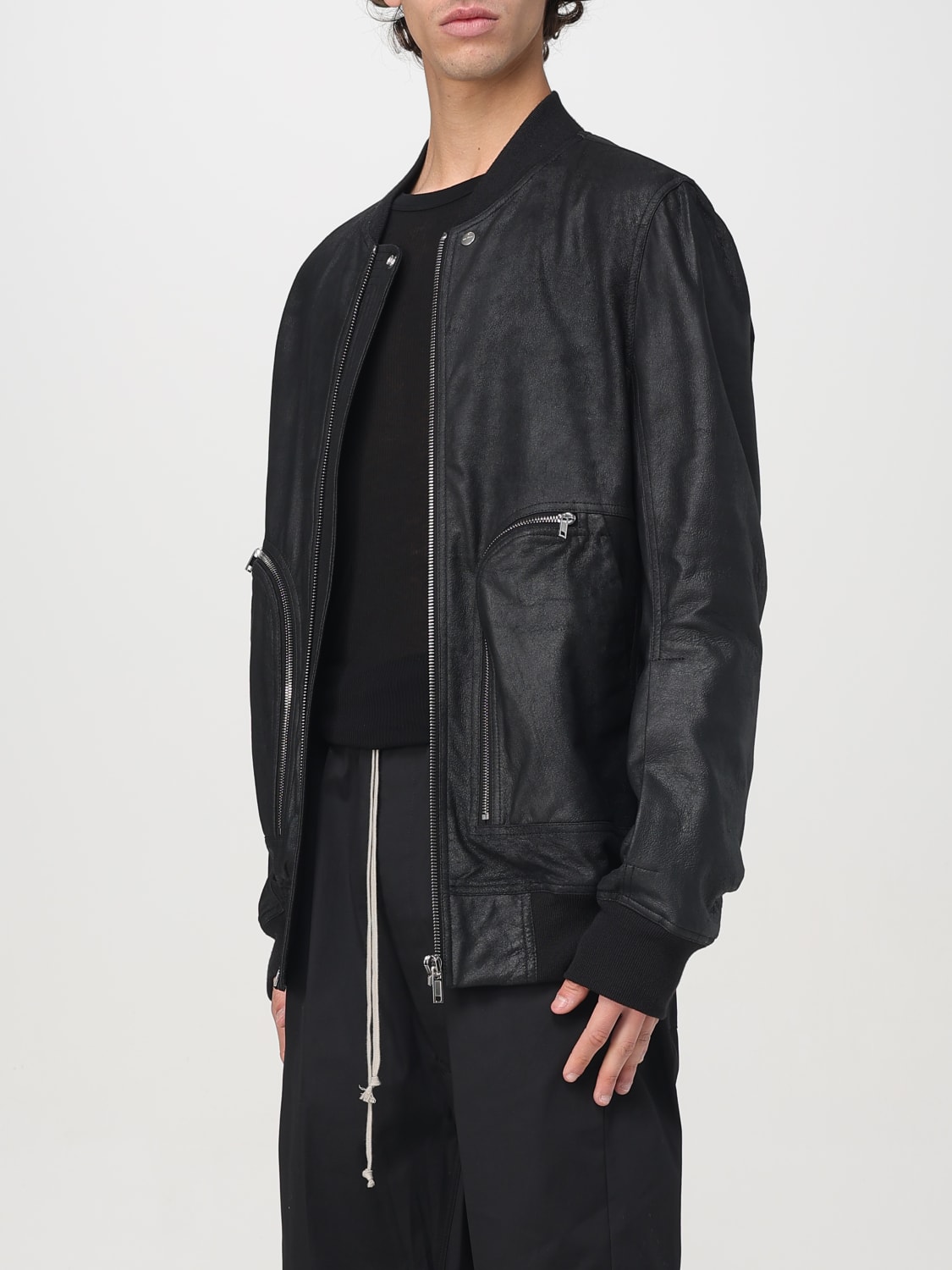 RICK OWENS JACKET: Coat men Rick Owens, Black - Img 4