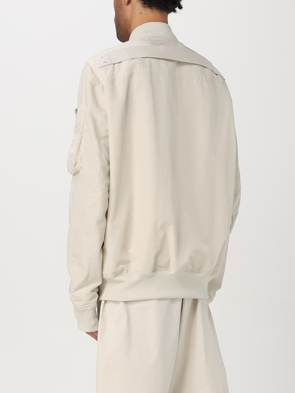 RICK OWENS JACKET: Coat men Rick Owens, Beige - Img 3
