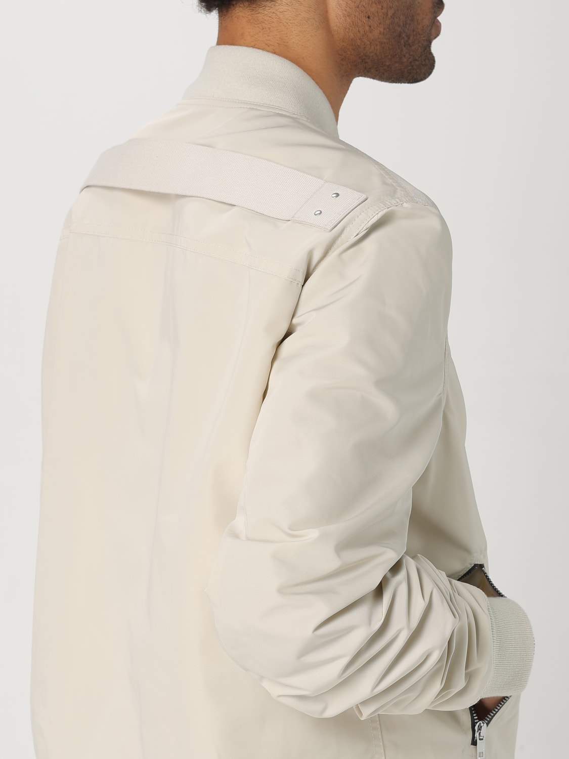 RICK OWENS JACKET: Coat men Rick Owens, Beige - Img 5