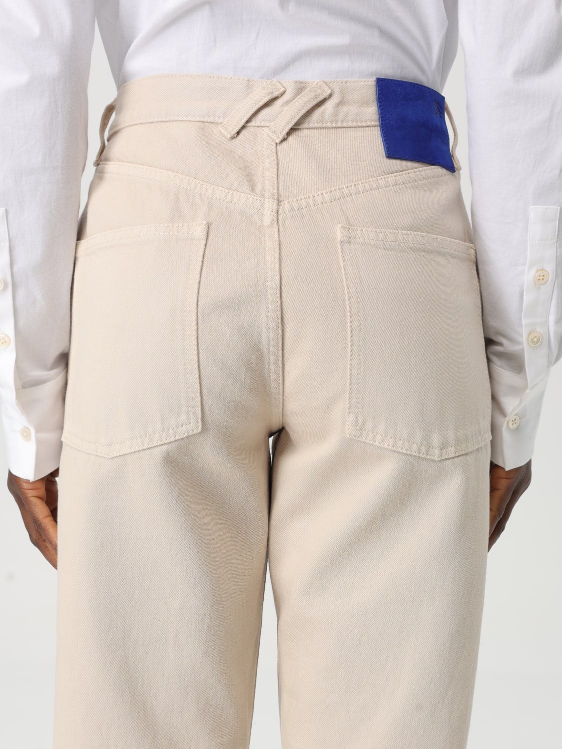 デニム・ジーパン BURBERRY Denim jeans Beige 8101479 BURBERRY: Jeans woman - Beige | Burberry jeans 8101479