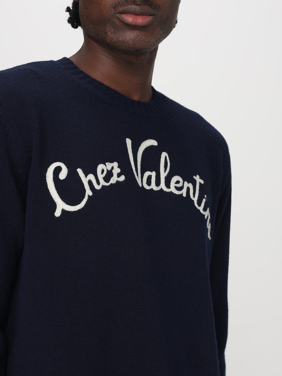 VALENTINO SWEATER: Sweater men Valentino Garavani, Blue - Img 5