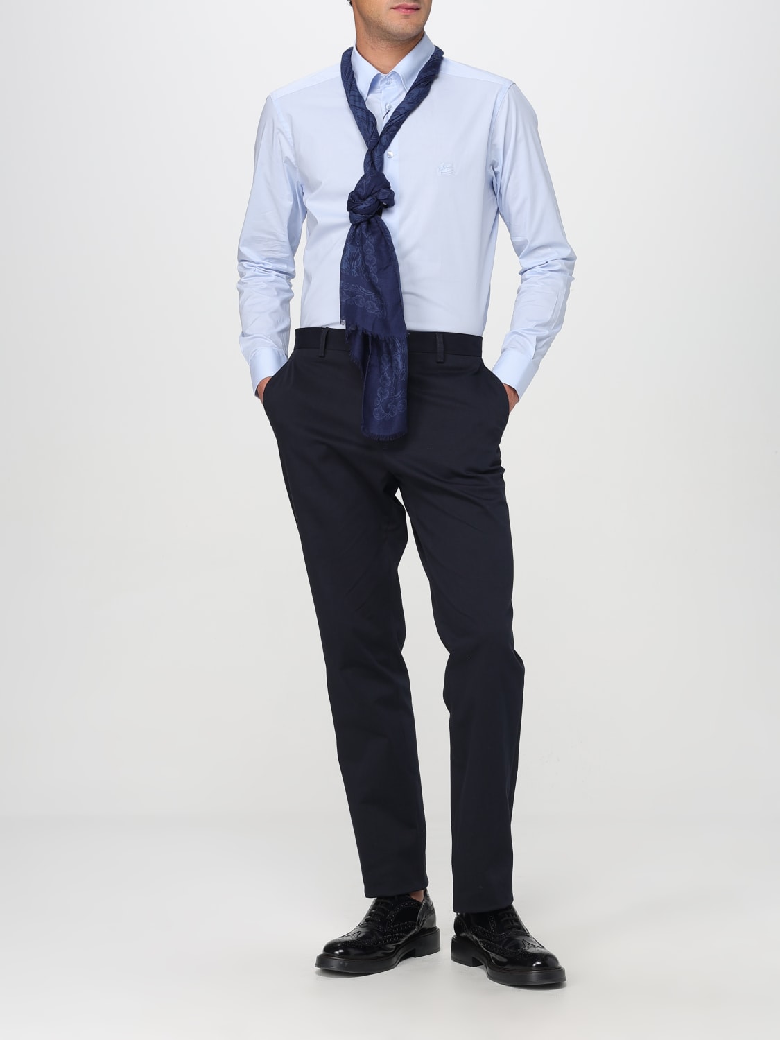 ETRO HEMD: Hemd herren Etro, Hellblau - Img 2