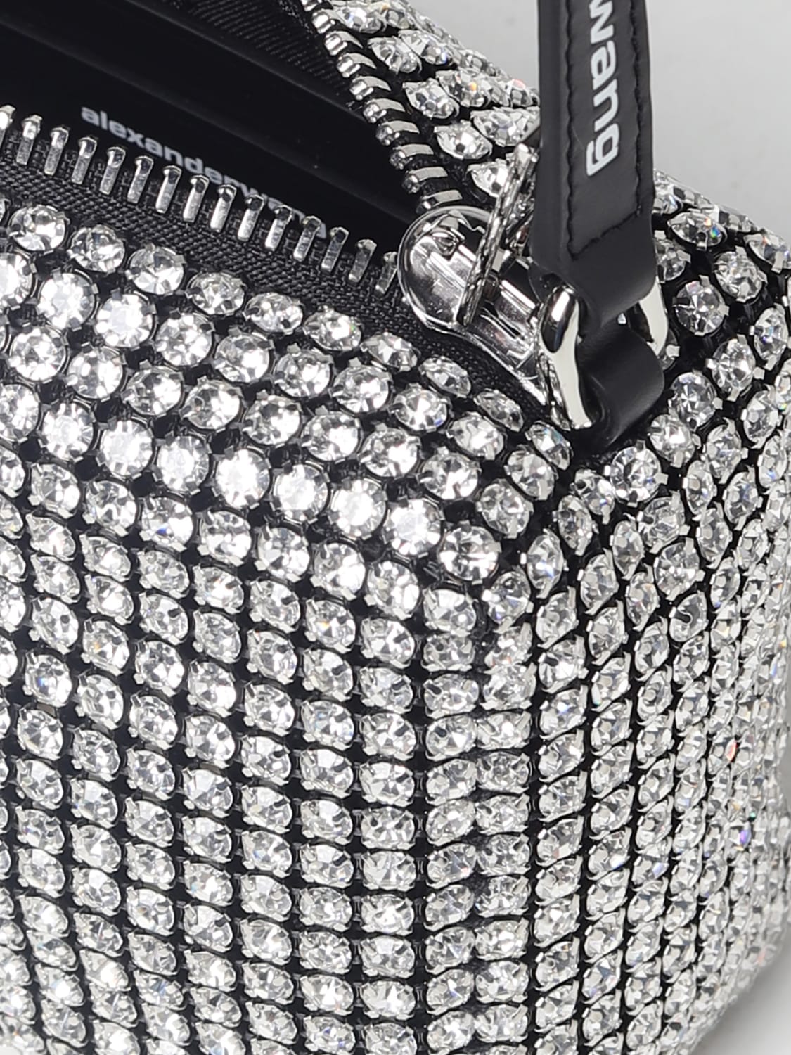 ハンドバッグ ALEXANDER WANG Woman Handbag White 2019P0813J 100 HEIRESS POUCH IN CRYSTAL MESH in WHITE | alexanderwang®