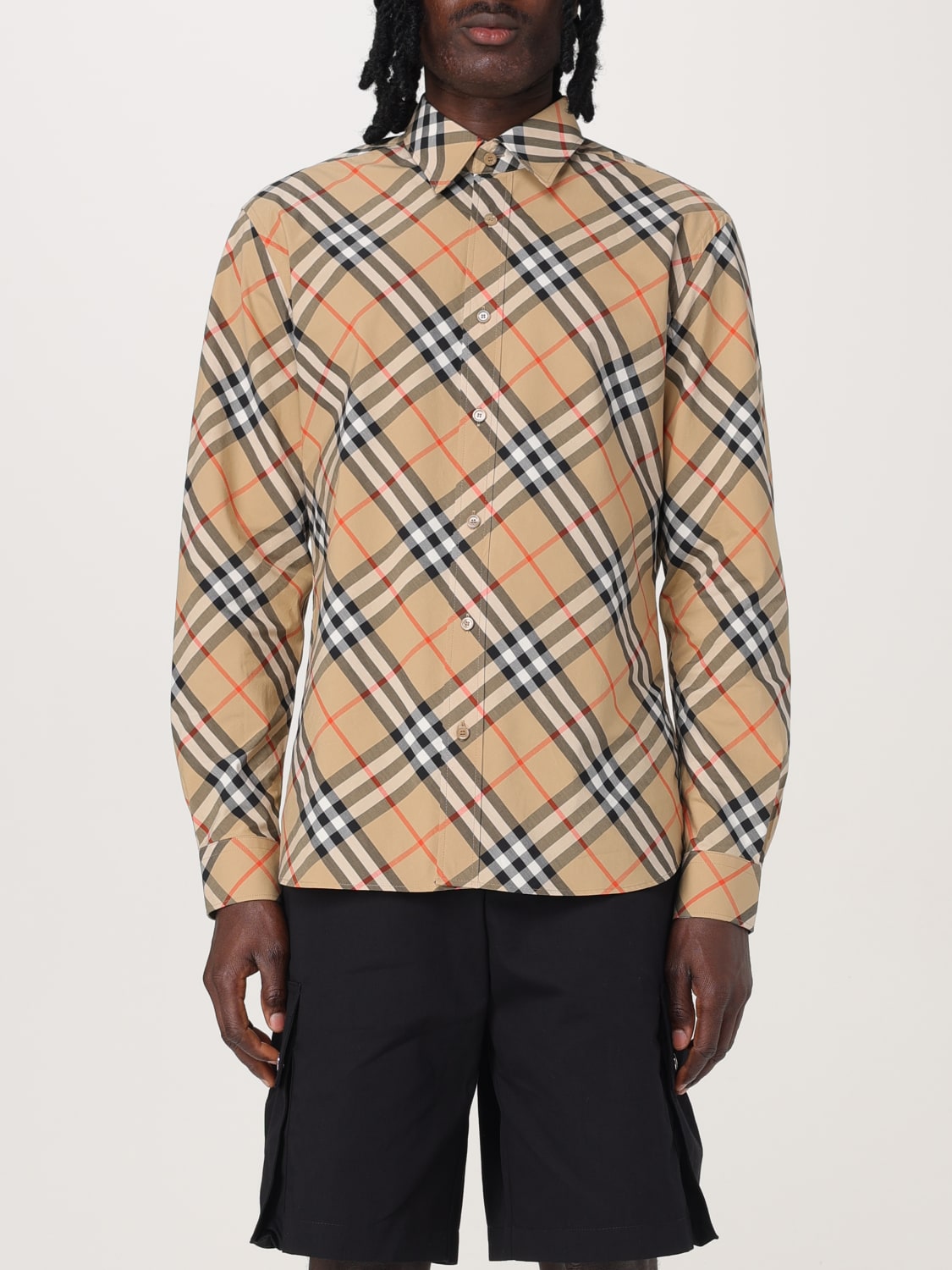 BURBERRY: T-shirt men - Nude | Burberry shirt 8106165 online