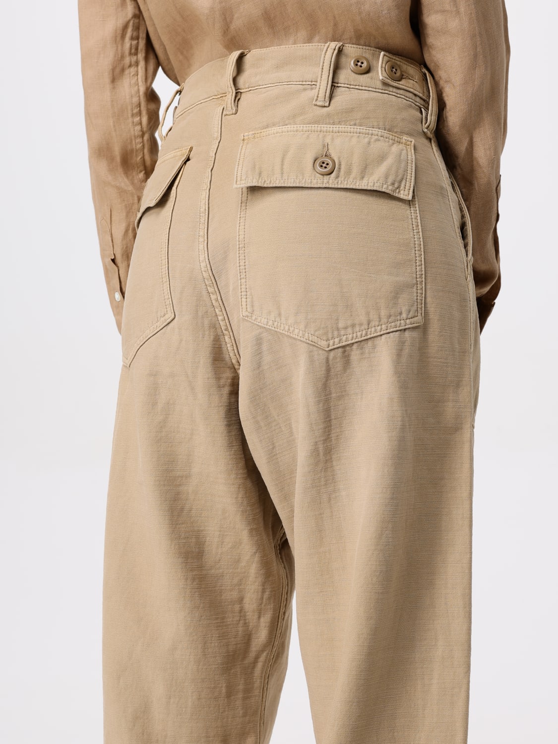パンツ POLO RALPH LAUREN Woman Pants Olive 211942105 005 POLO RALPH LAUREN: Pants woman - Beige | Polo Ralph Lauren