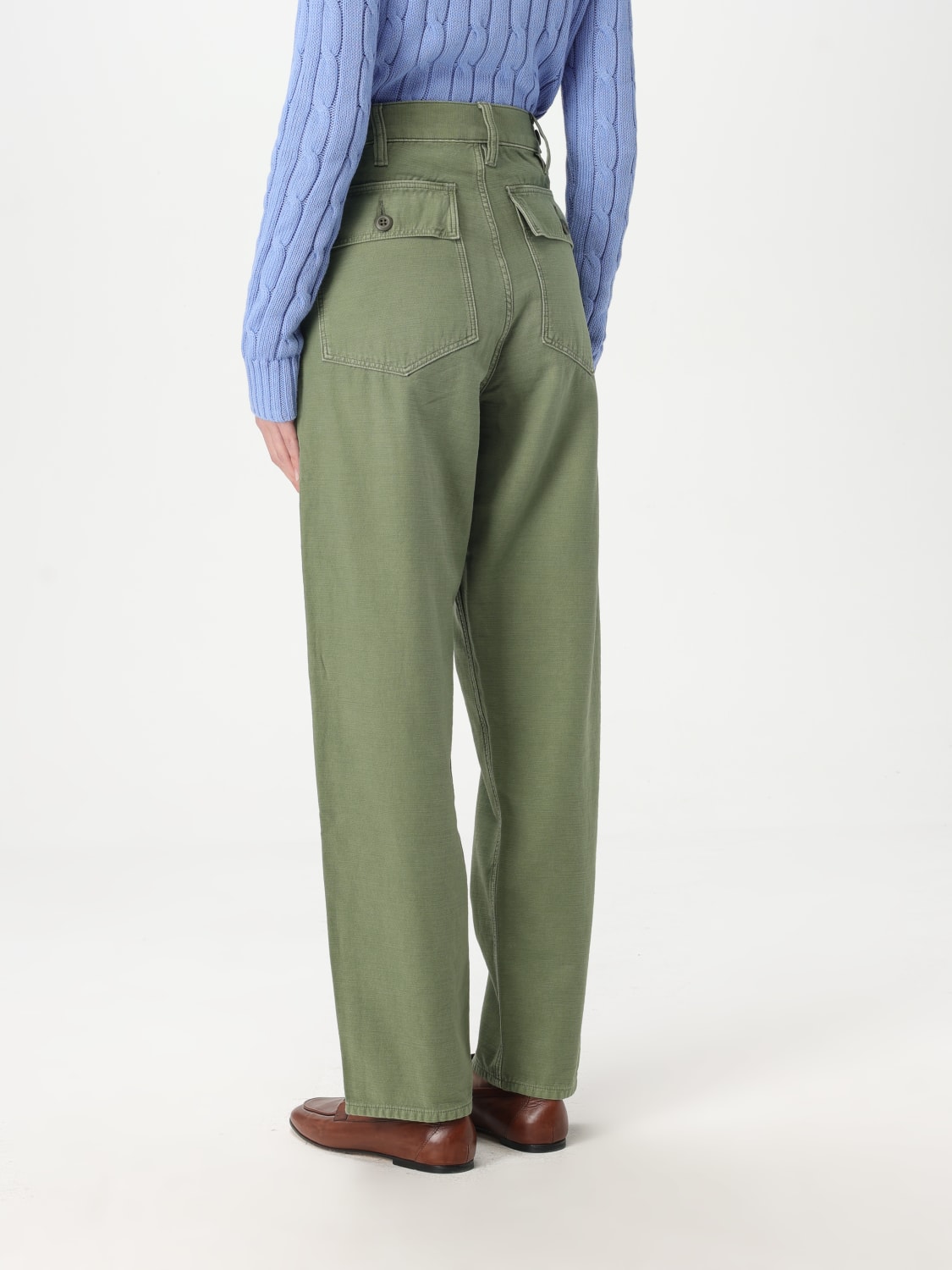 パンツ POLO RALPH LAUREN Woman Pants Olive 211942105 005 POLO RALPH LAUREN: Pants woman - Olive | Polo Ralph Lauren