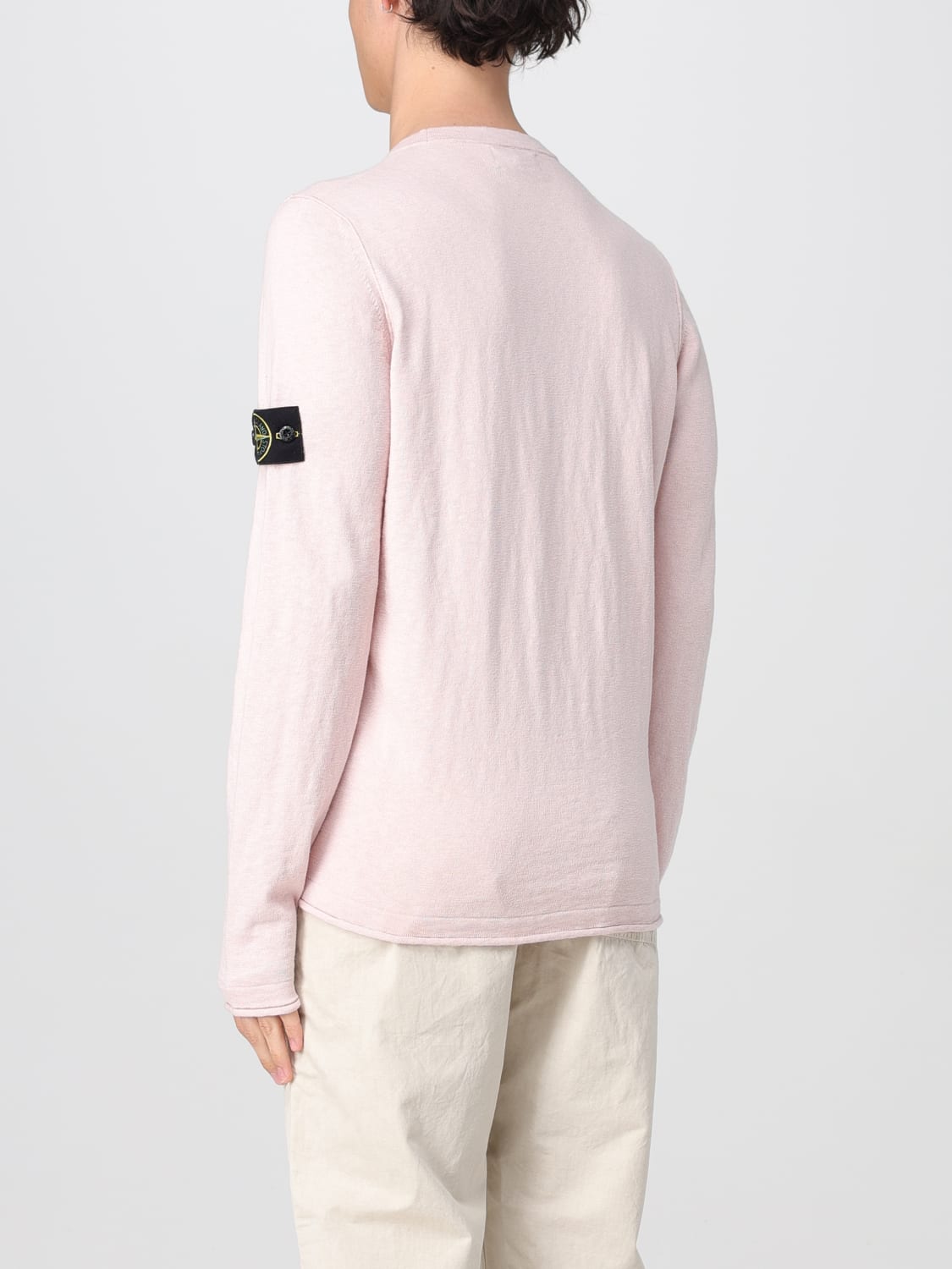 STONE ISLAND PULL: Pull homme Stone Island, Rose - Img 3