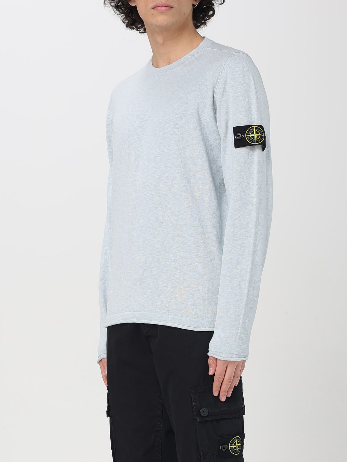 STONE ISLAND SWEATER: Sweater men Stone Island, Gnawed Blue - Img 4