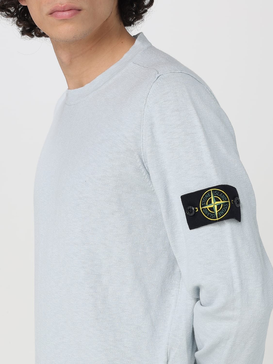 STONE ISLAND SWEATER: Sweater men Stone Island, Gnawed Blue - Img 5