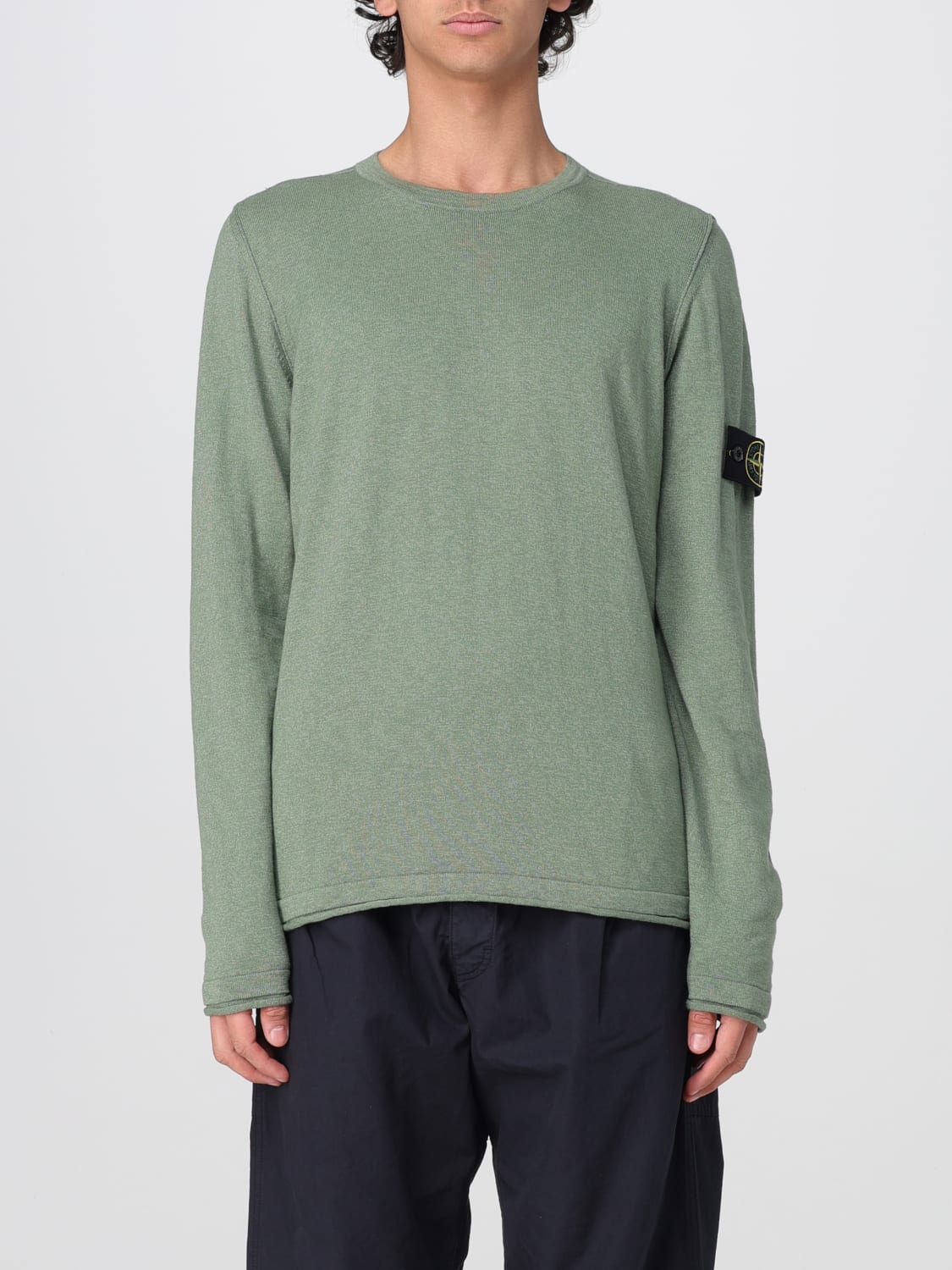 STONE ISLAND SWEATER: Sweater men Stone Island, Green - Img 1