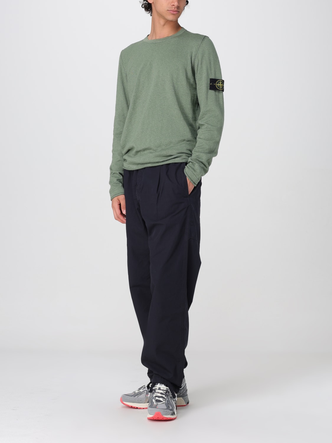 STONE ISLAND SWEATER: Sweater men Stone Island, Green - Img 2