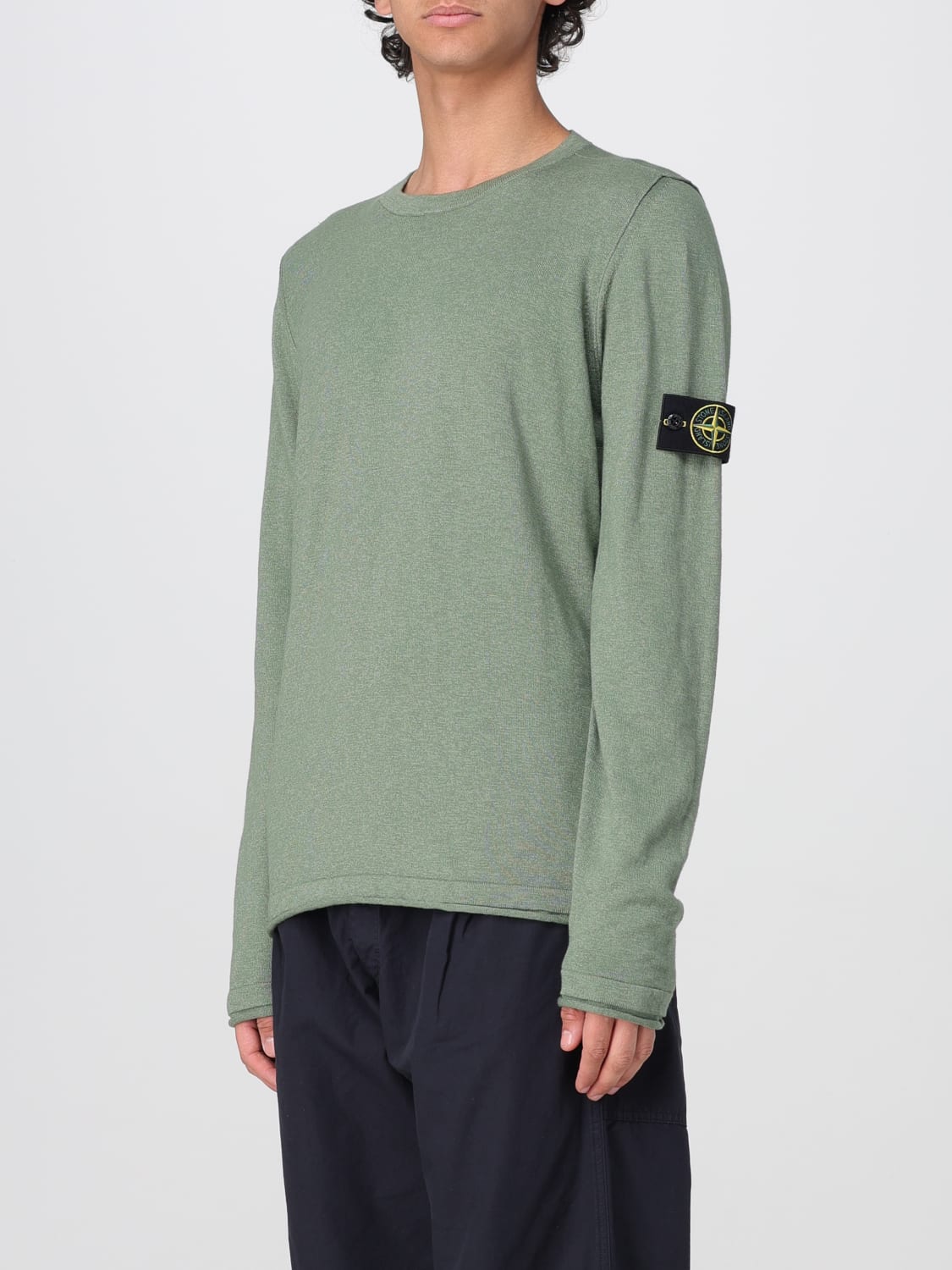 STONE ISLAND SWEATER: Sweater men Stone Island, Green - Img 4