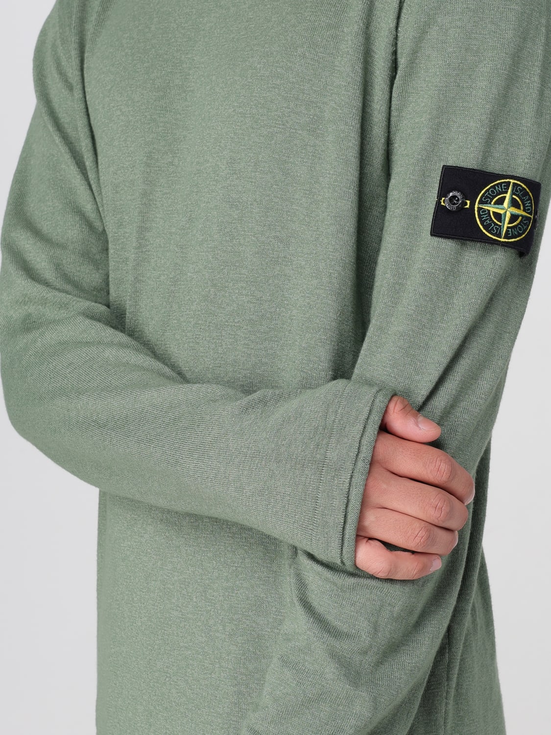 STONE ISLAND SWEATER: Sweater men Stone Island, Green - Img 5