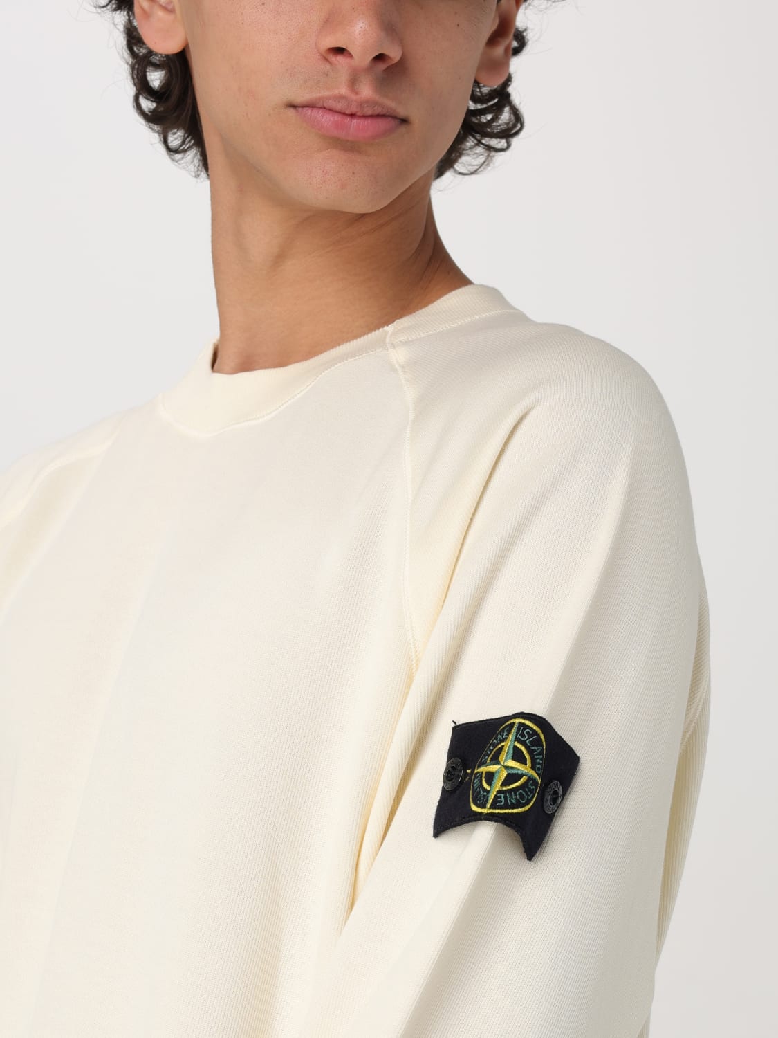 STONE  スウェットシャツ 6100023-s0121 STONE ISLAND：スウェットシャツ メンズ - ホワイト | GIGLIO