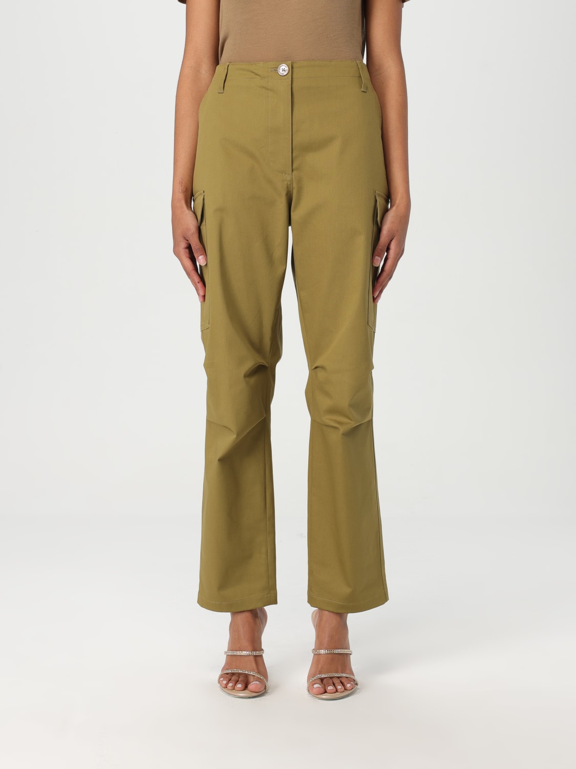 パンツ TOM FORD Woman Pants Green PAW599FAX1215 FG510 TOM FORD: Pants woman - Green | Tom Ford pants PAW599FAX1215
