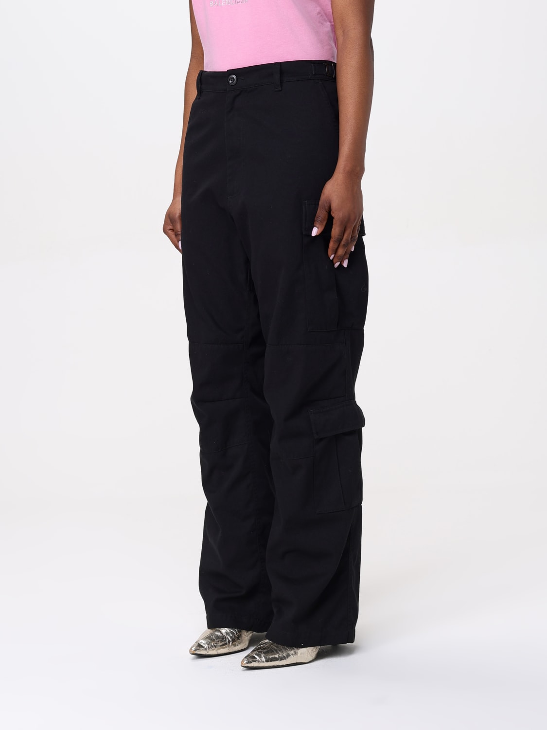 BALENCIAGA PANTALON: Pantalon femme Balenciaga, Noir - Img 4