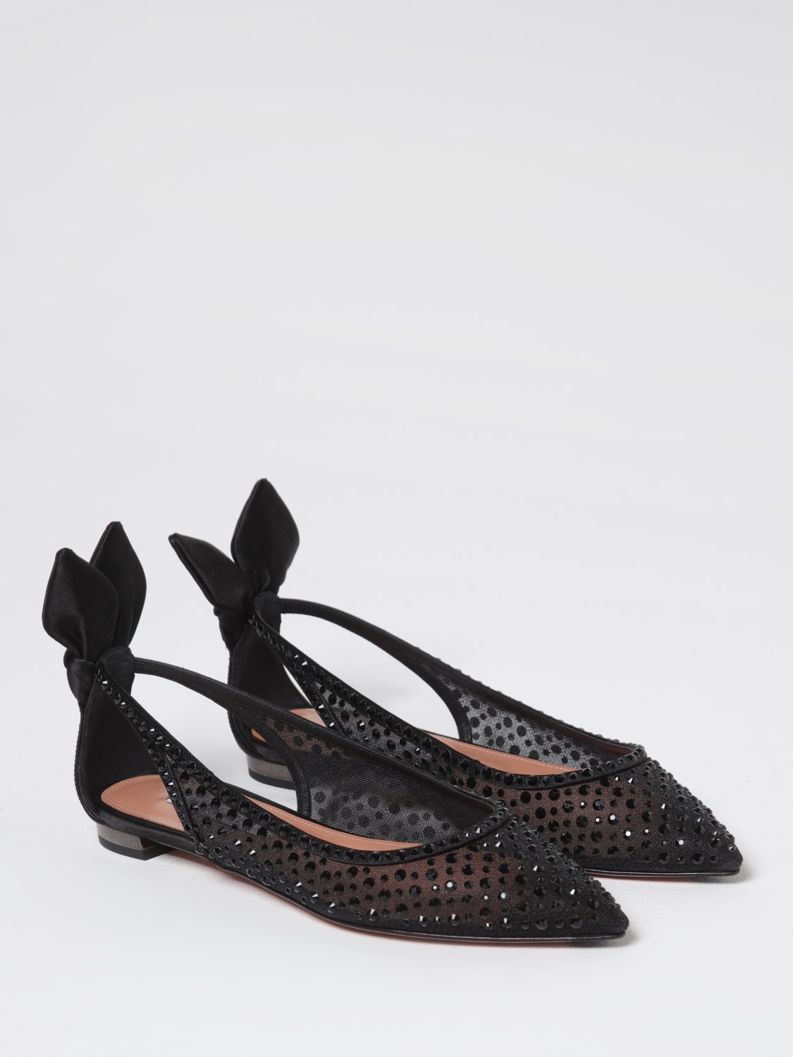 AQUAZZURA BALLET FLAT: Ballet flats woman Aquazzura, Black - Img 2