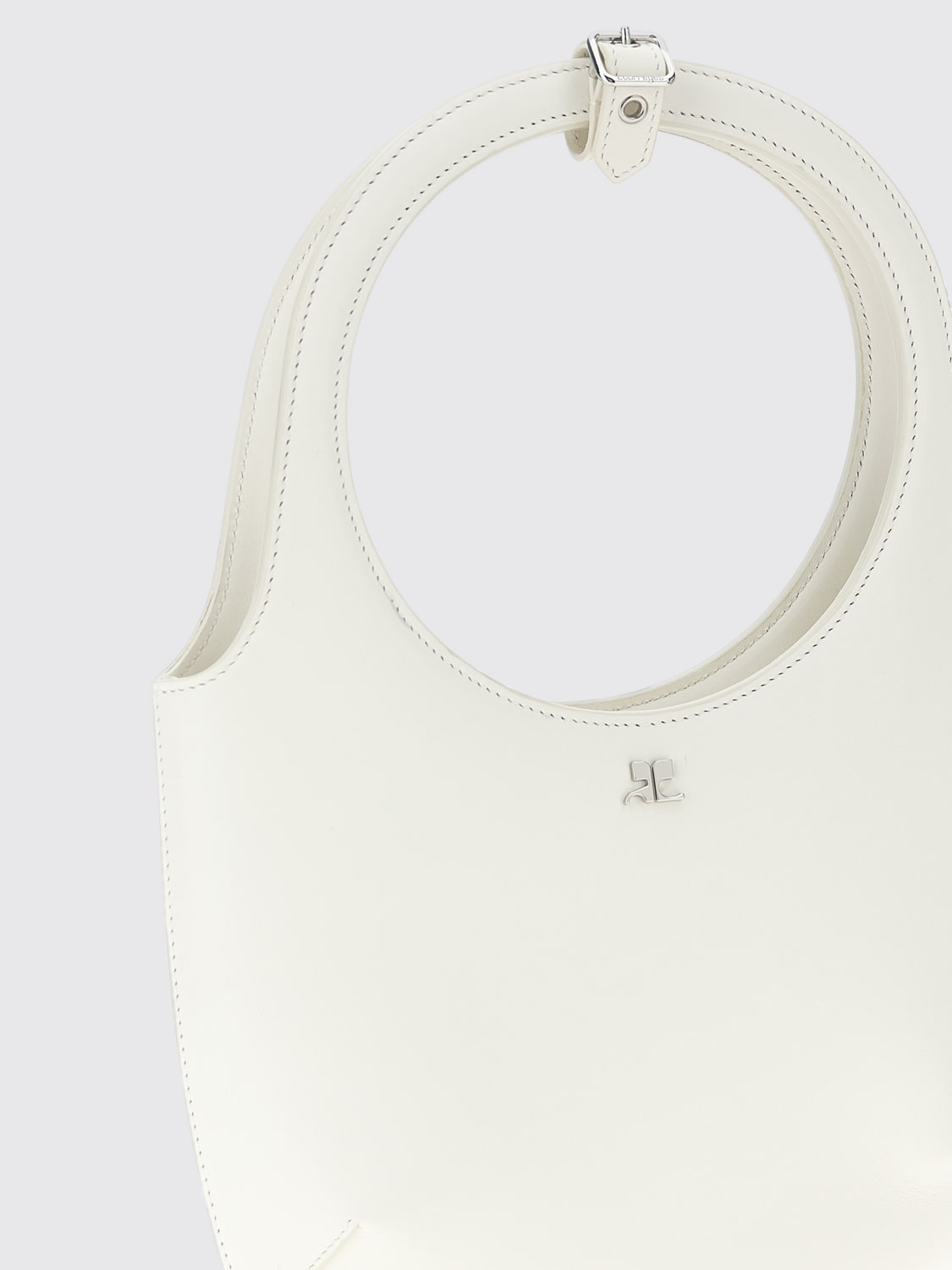 COURRÈGES HANDBAG: Handbag woman CourrÈges, White - Img 3