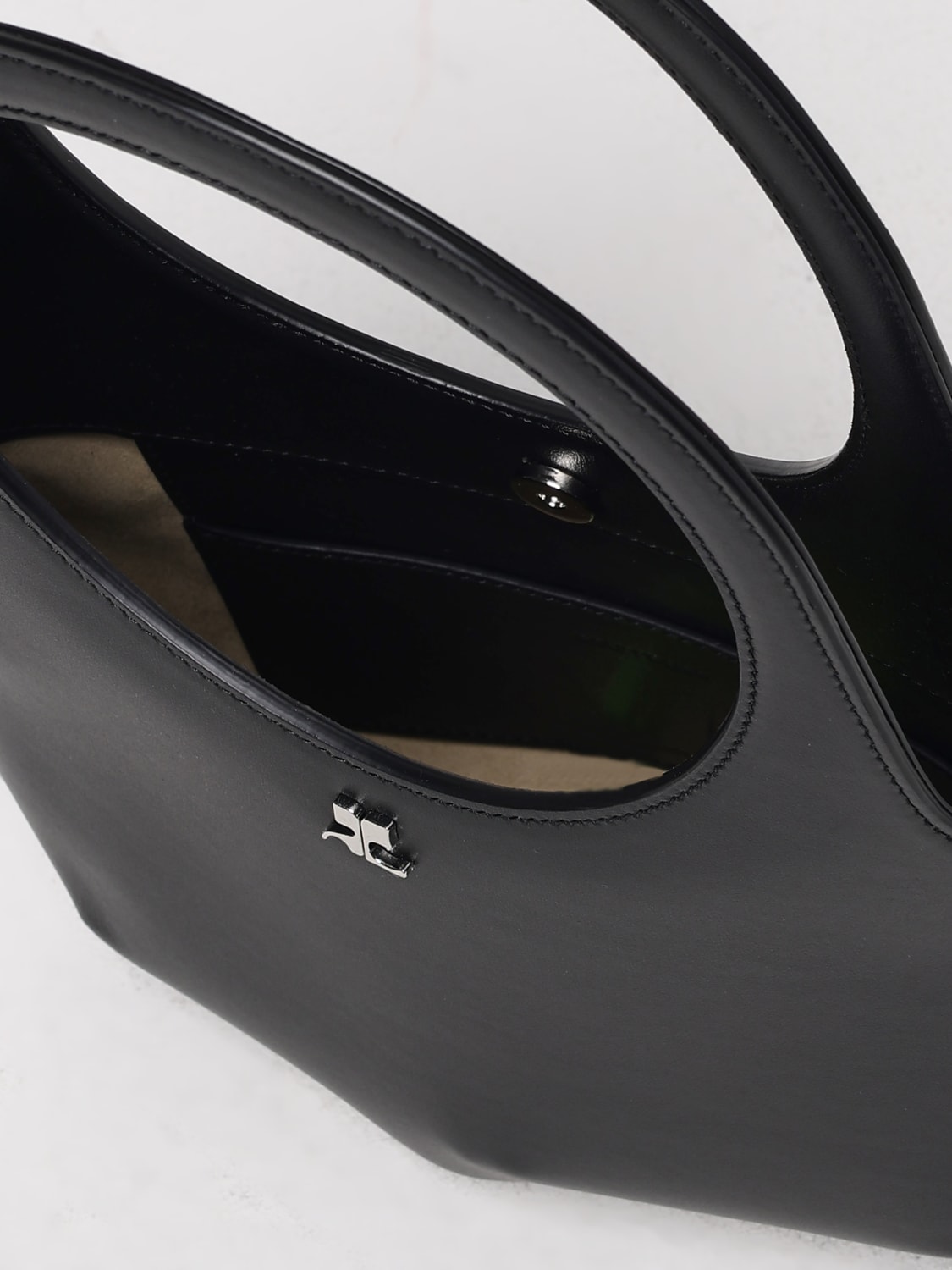 COURRÈGES HANDBAG: Handbag woman CourrÈges, Black - Img 5