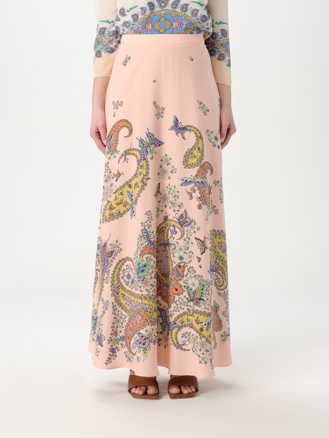 スカート ETRO WRFA0037.AK775 Skirts ETRO: Skirt woman - Pink | Etro skirt WRFA0037AK775 online