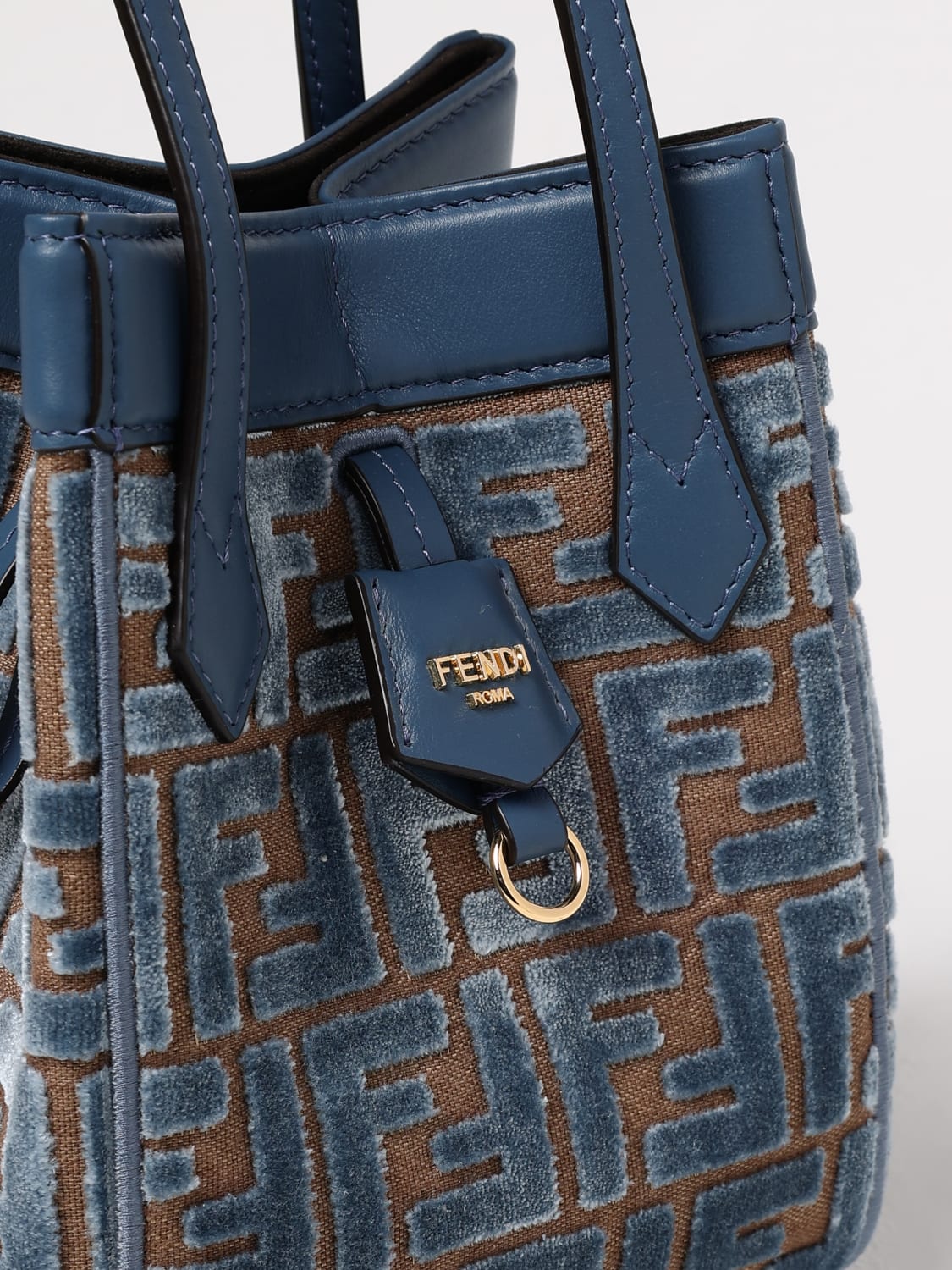 バッグ・カバンその他 FENDI Woman Mini bag Grey 8BS083AT14 F1NPU FENDI: Shoulder bag woman - Grey | Fendi mini bag 8BS083AT14