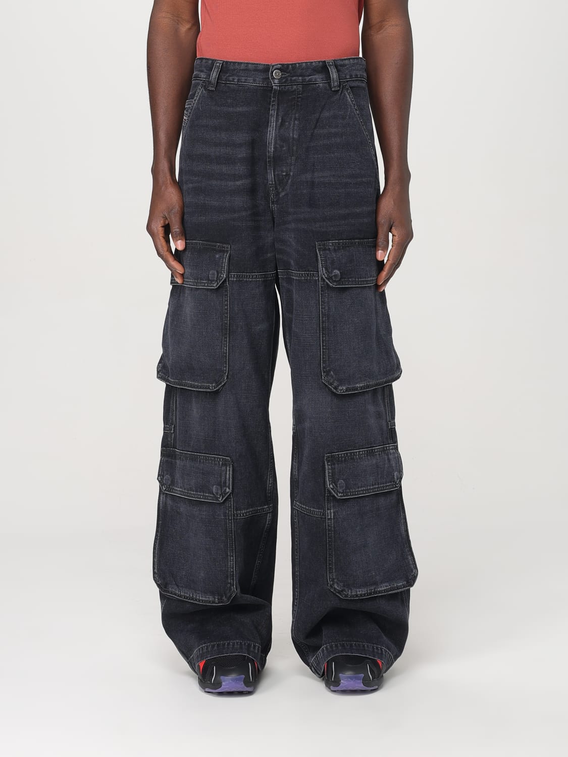 DIESEL JEANS: Jeans homme Diesel, Noir - Img 1
