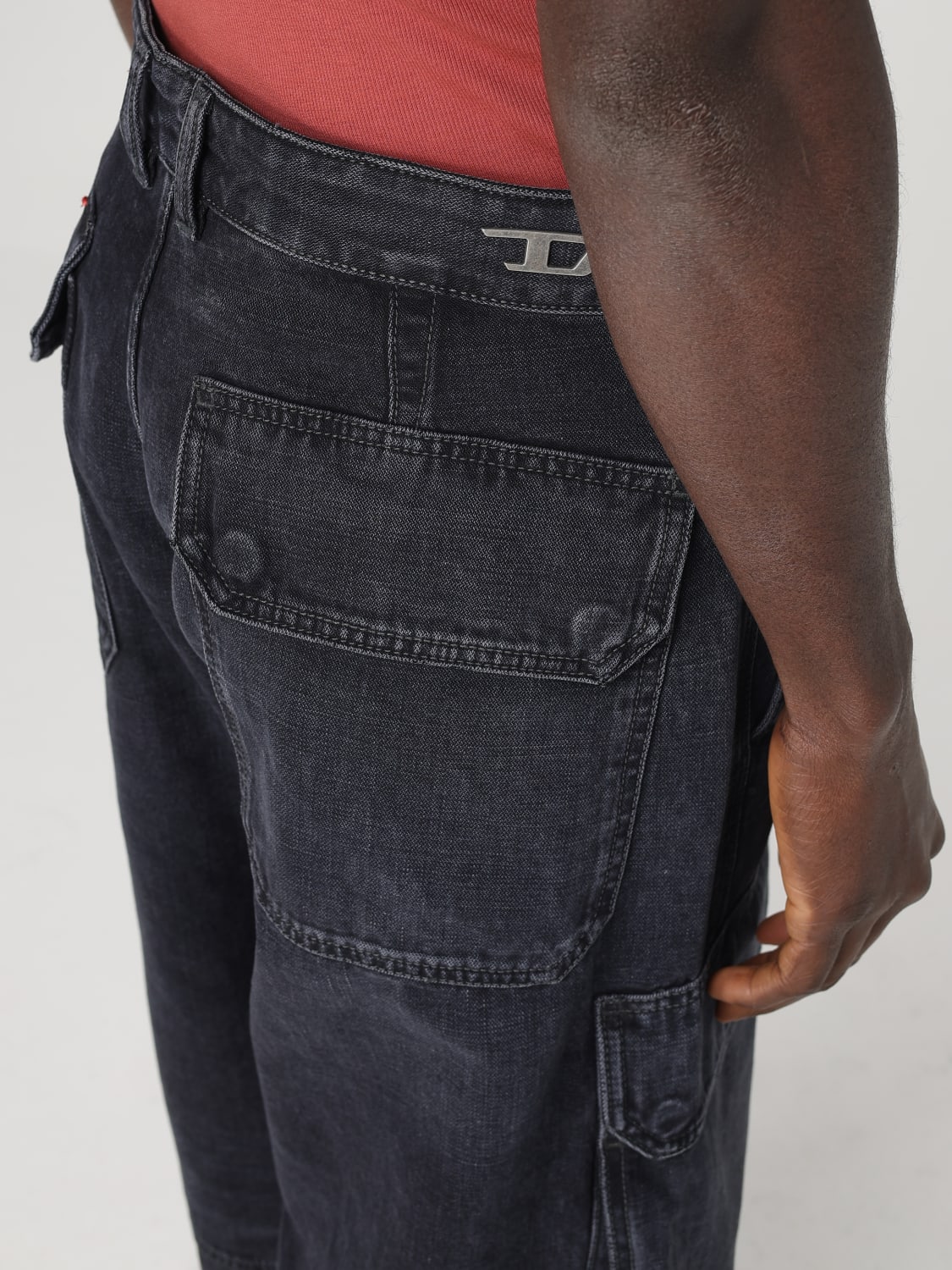 DIESEL JEANS: Jeans homme Diesel, Noir - Img 4