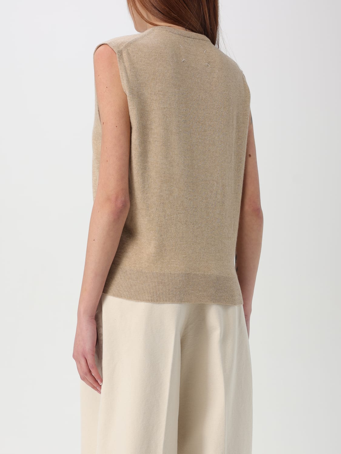 MAISON MARGIELA GILET: Veste femme Maison Margiela, Marron - Img 3