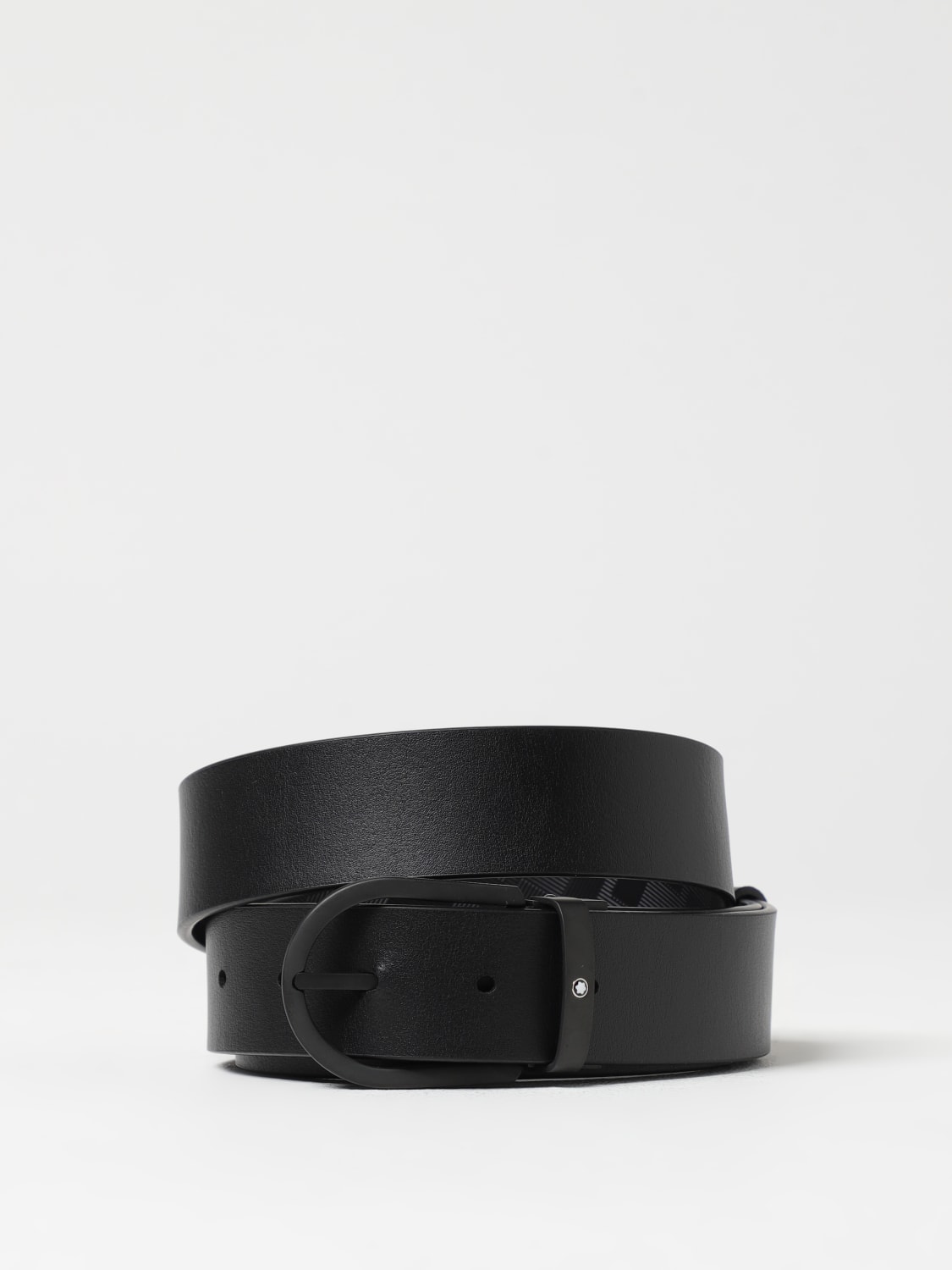 MONTBLANC: Belt men - Black | Montblanc belt 199662 online at