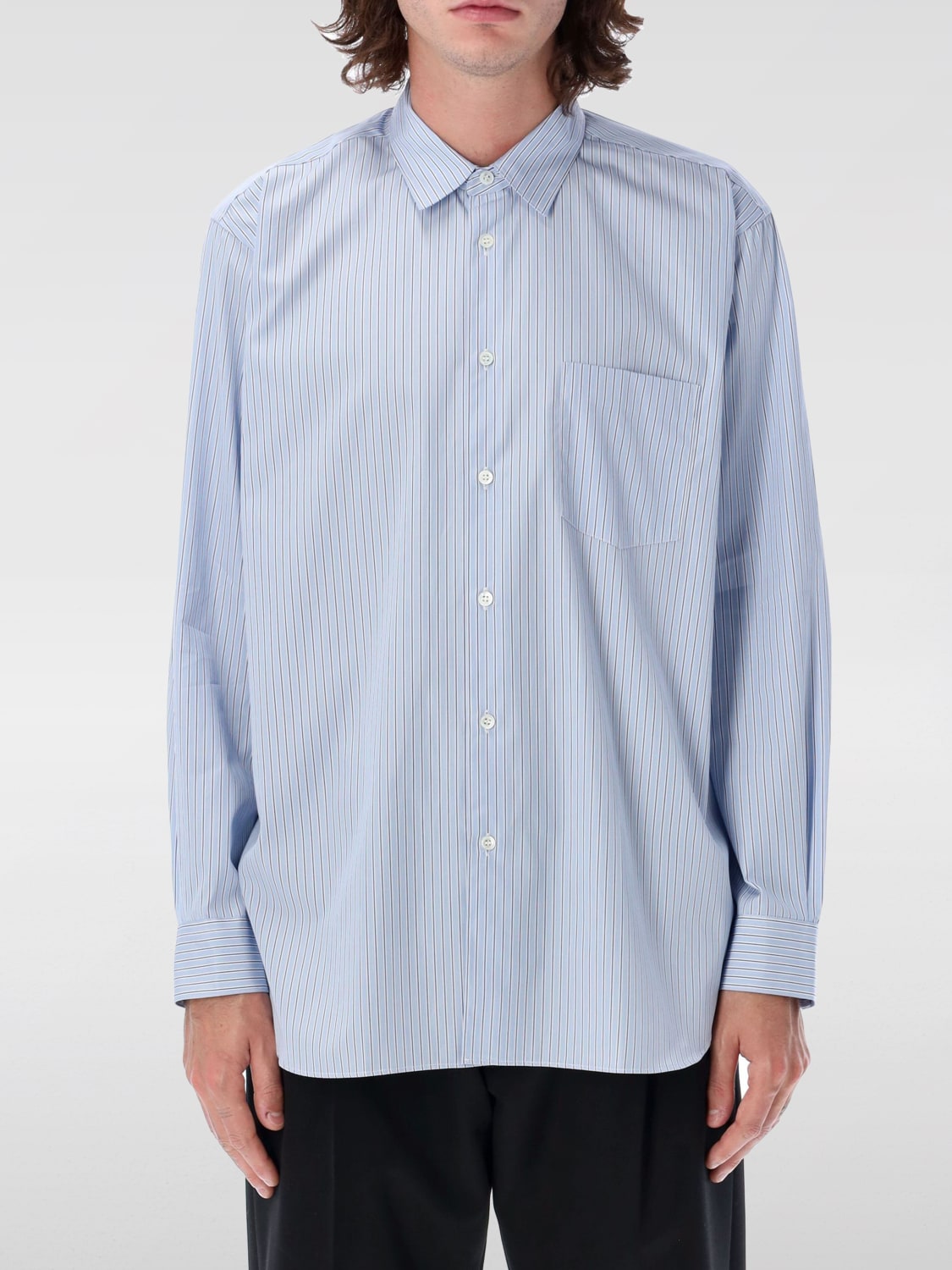 Tシャツ・カットソー COMME des GARCONS SS25 STRIPES SHIRT (FZB115060 7) COMME DES GARCONS: T-shirt men - Striped | Comme Des Garcons