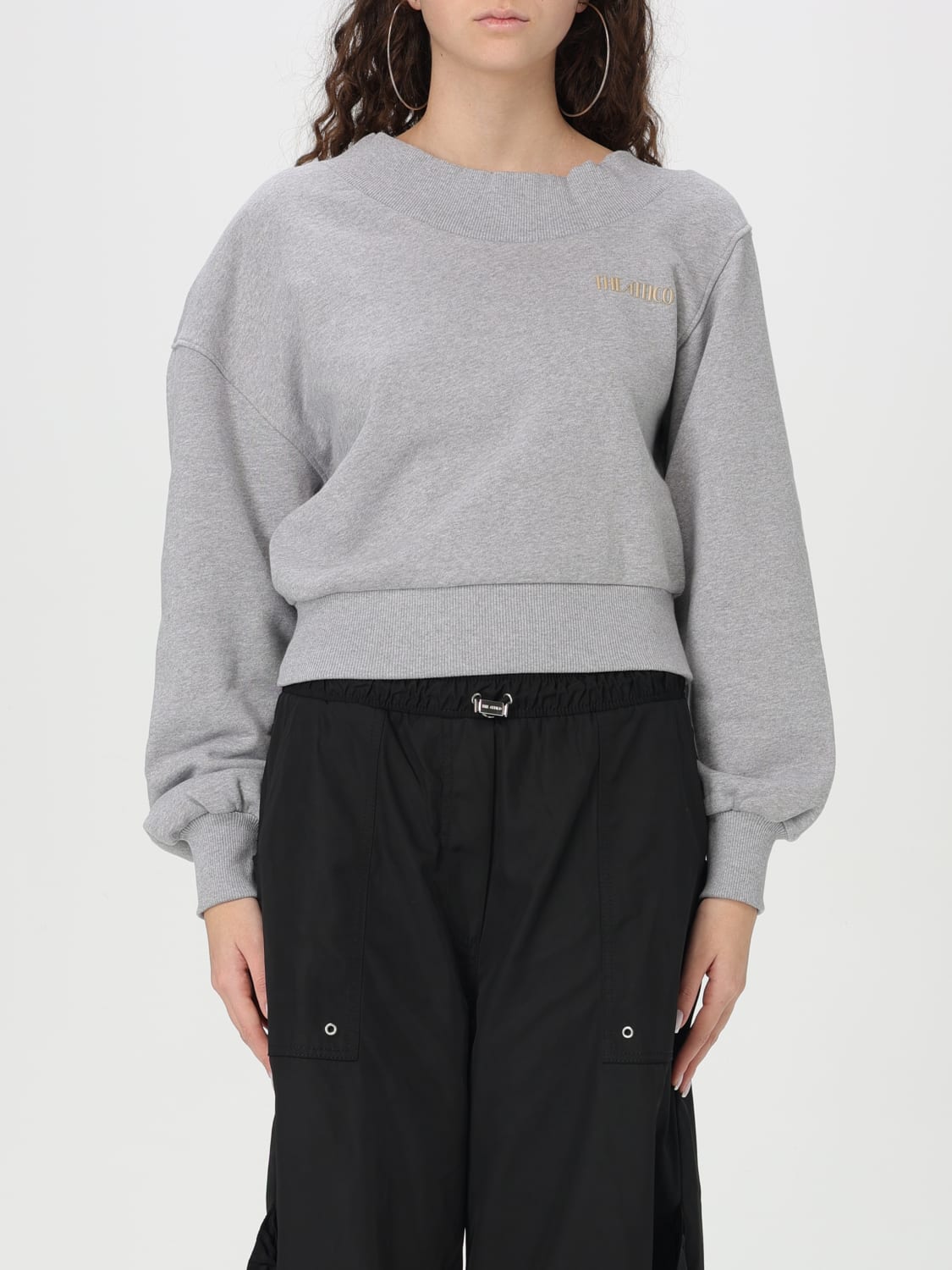 THE ATTICO SWEATSHIRT: Sweatshirt woman The Attico, Grey - Img 1