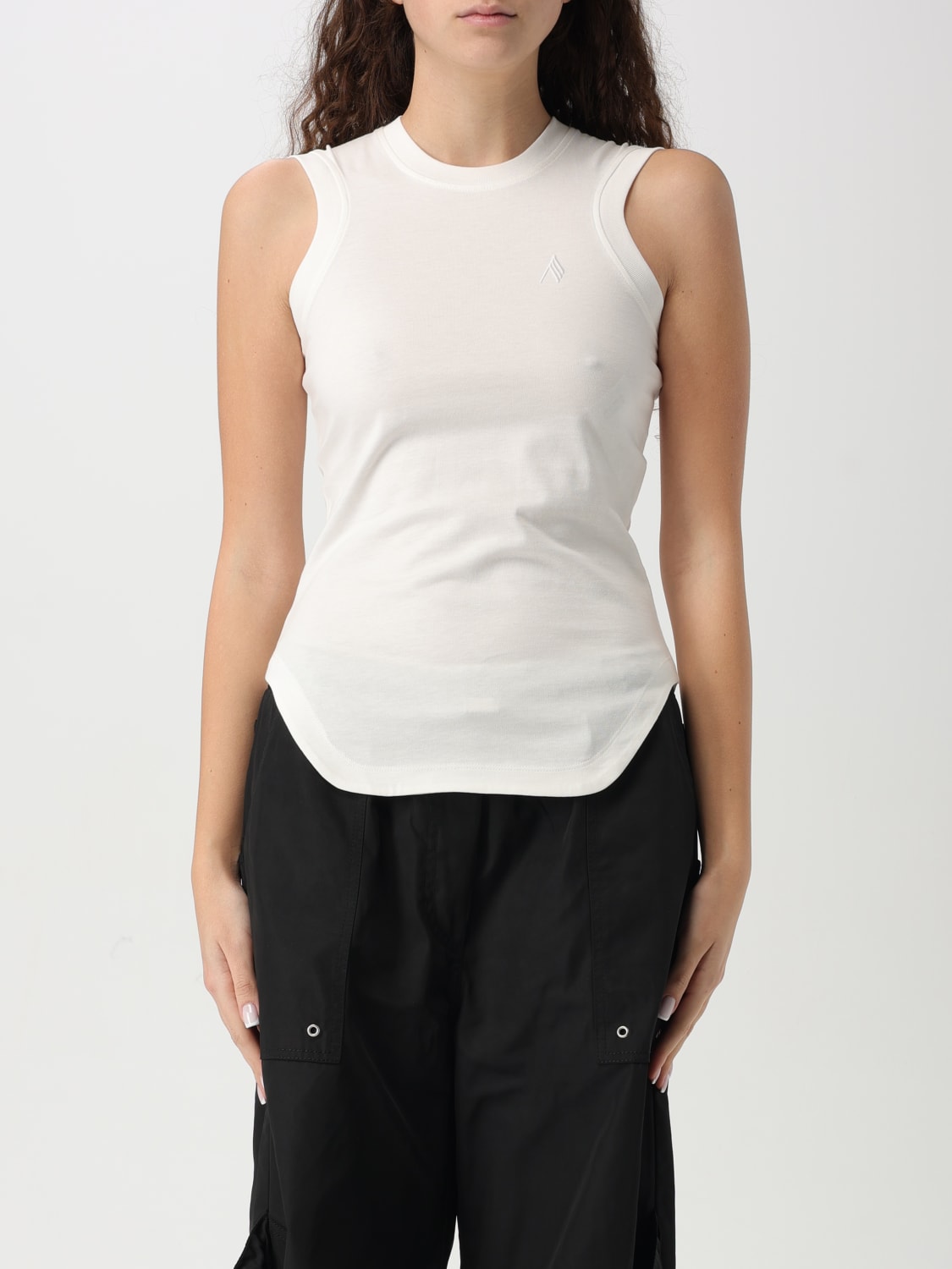 Tシャツ・カットソー THE ATTICO TOP (250WCN00003JJJ025) THE ATTICO: Top woman - White | The Attico t-shirt