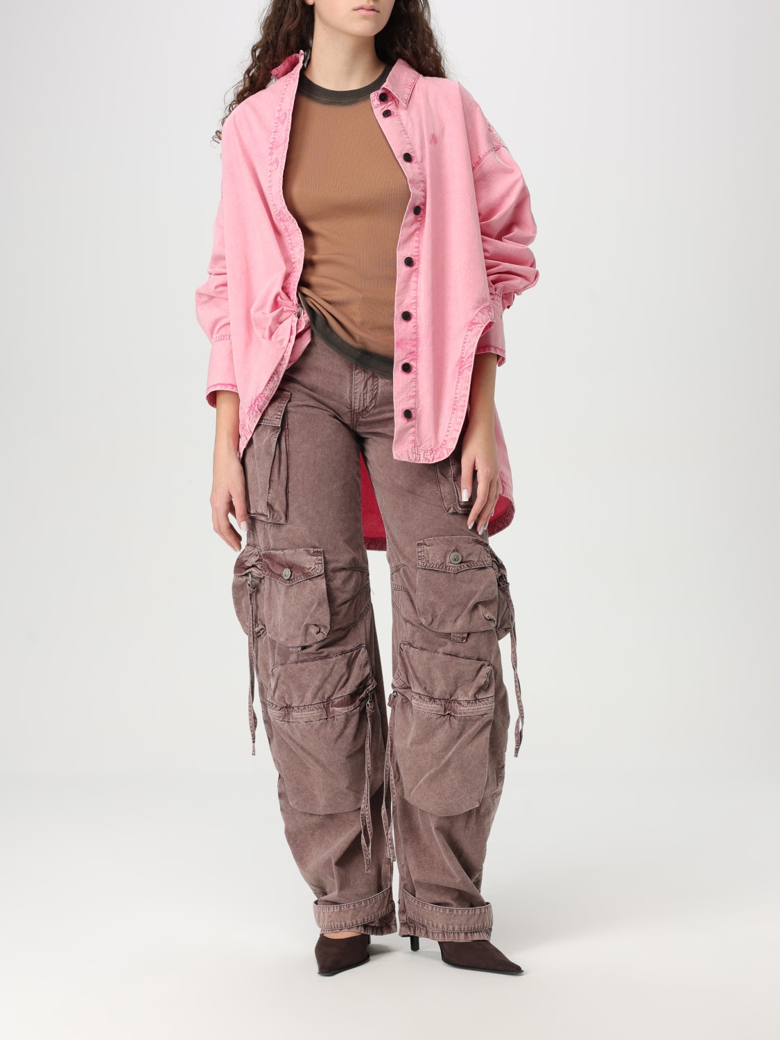 THE ATTICO: Pants woman - Pink | The Attico jeans