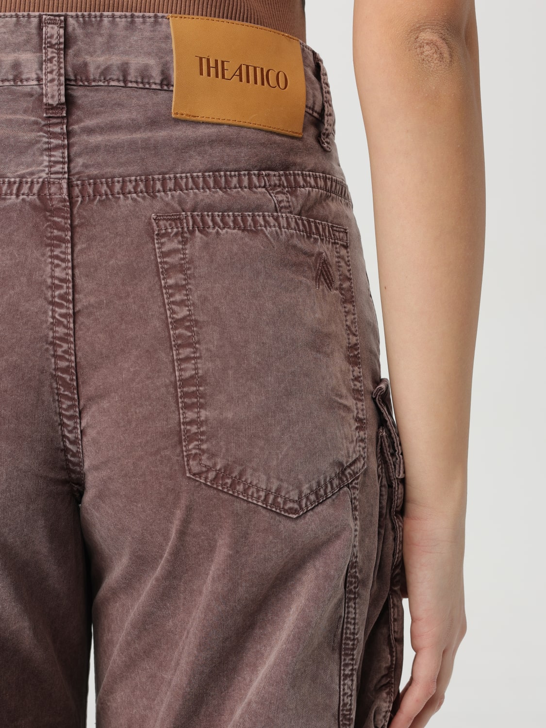 デニム・ジーパン THE ATTICO Women Denim Pants 250WCP00084DDC098AA865 Pink THE ATTICO: Pants woman - Pink | The Attico jeans