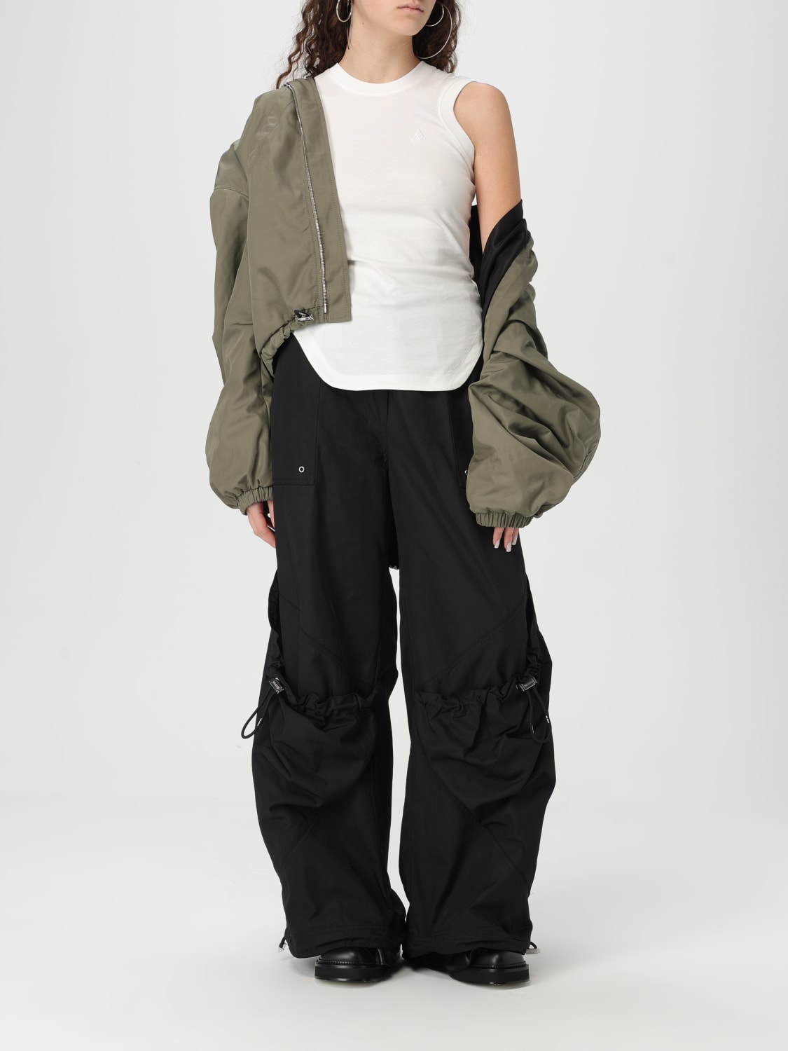 ボトムスその他 THE ATTICO Women Pants 250WCP00255PLL001AA100 Black THE ATTICO: Pants woman - Black | The Attico pants