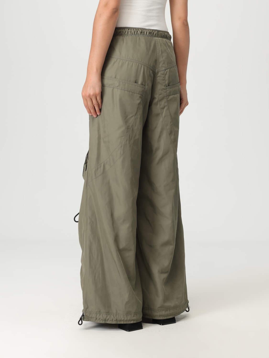 THE ATTICO PANTALON: Pantalon femme The Attico, Vert - Img 2