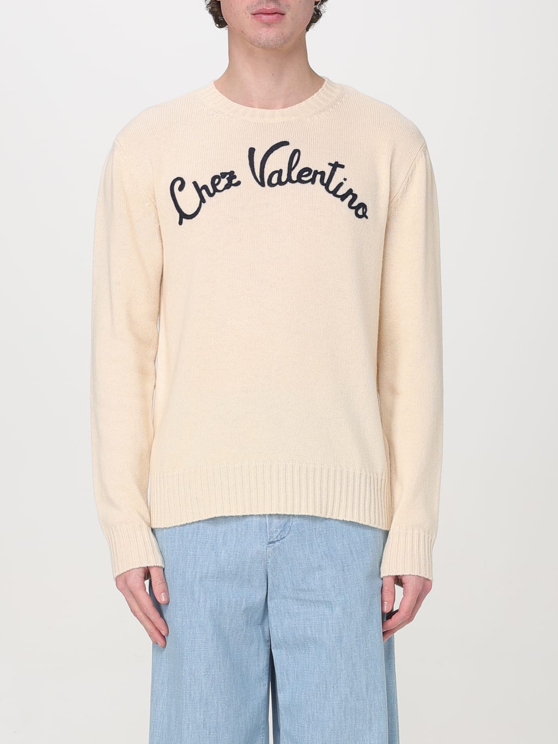 VALENTINO SWEATER: Sweater men Valentino, White - Img 1