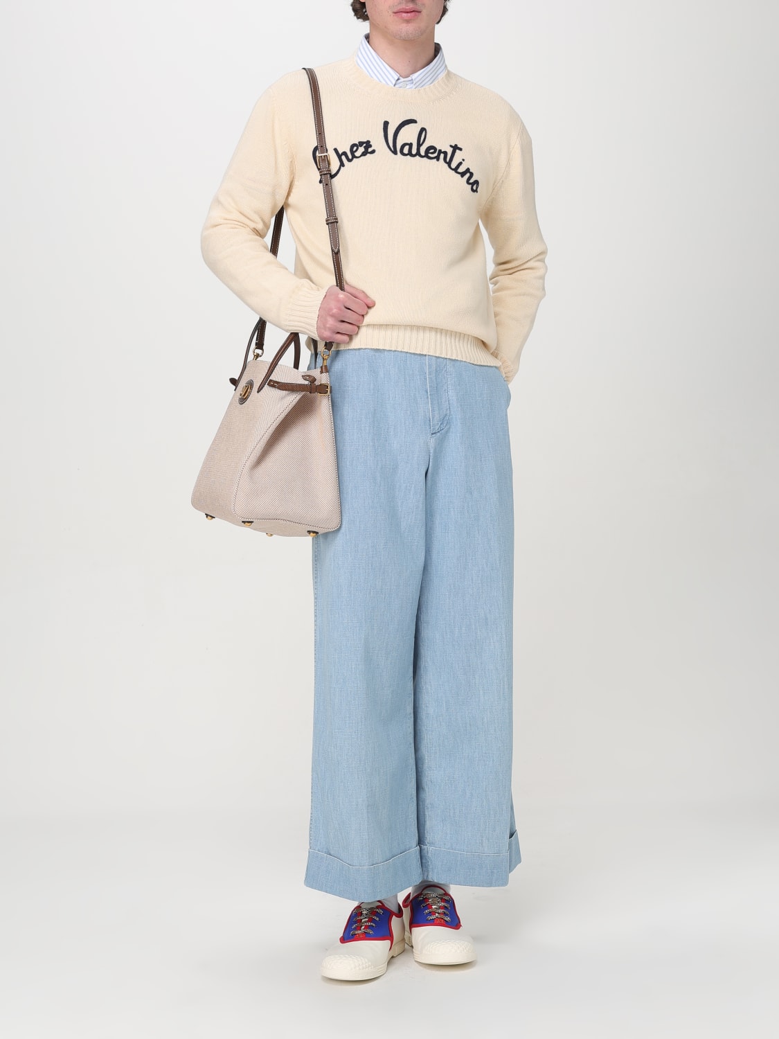 VALENTINO SWEATER: Sweater men Valentino, White - Img 2