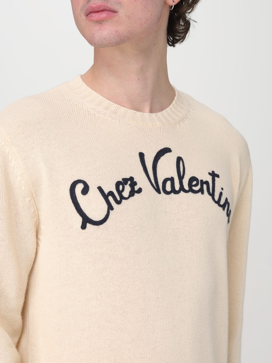 VALENTINO SWEATER: Sweater men Valentino, White - Img 5