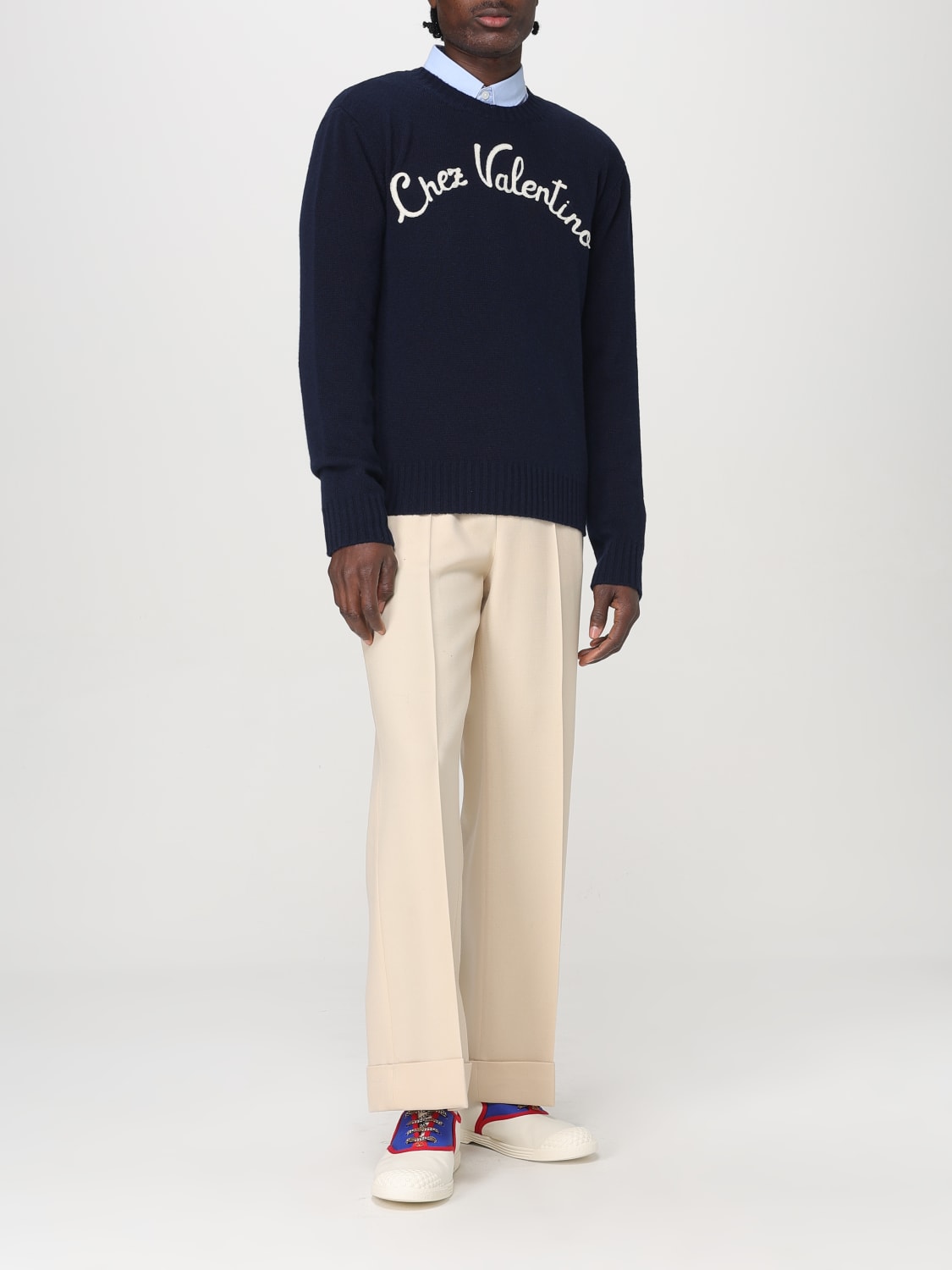 【Valentino】MAGLIA CHEZ◆6V3KC33LAR8 VALENTINO GARAVANI - Chez Valentino sweater | Leam Roma