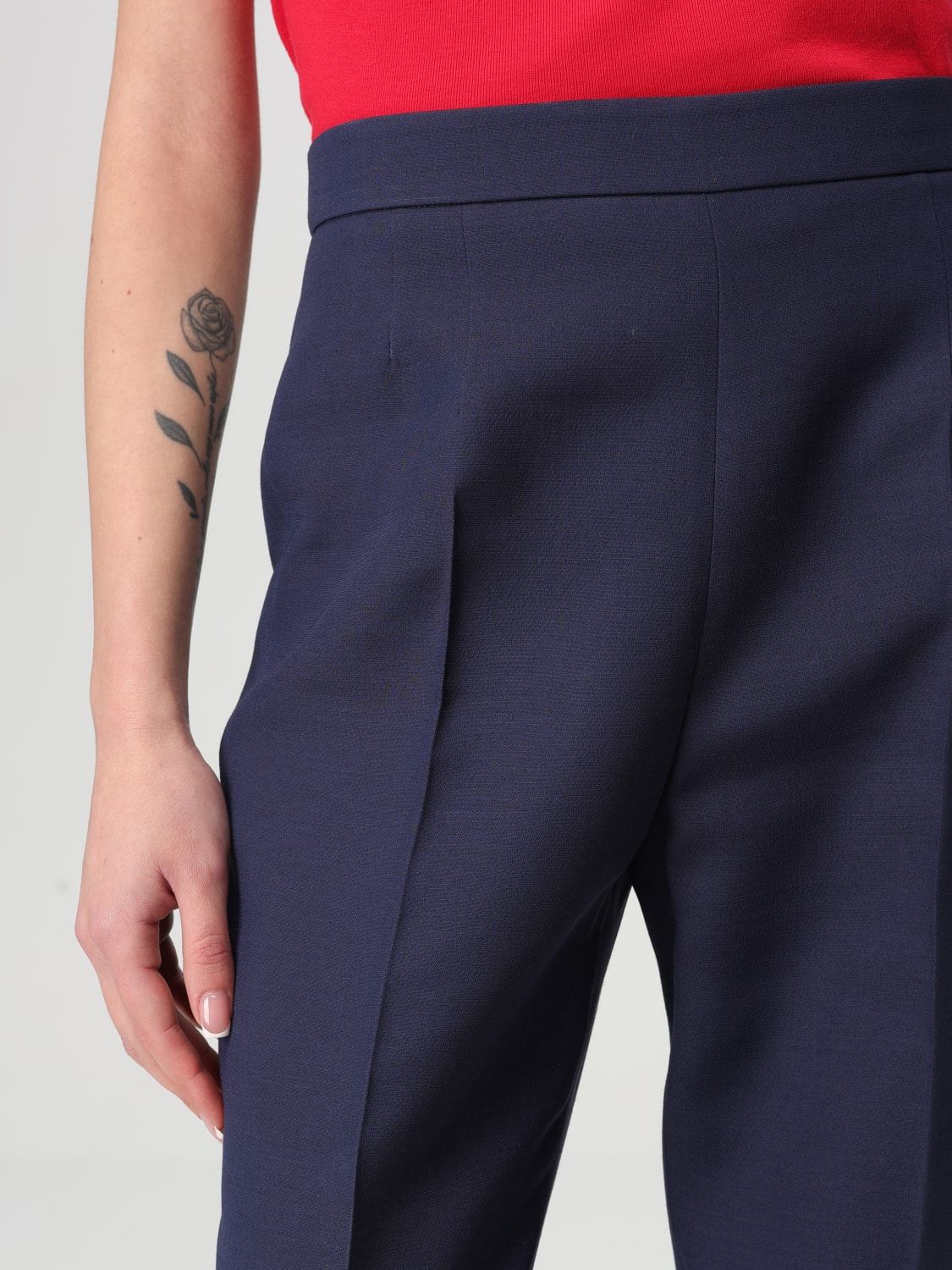 パンツ VALENTINO Woman Pants Blue 6B3RB6651CF D51 uploading-1435678.jpg