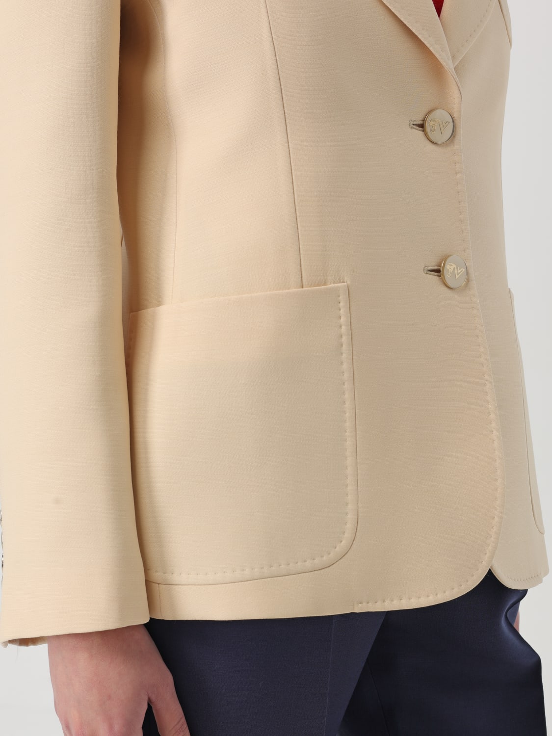 アウターその他 VALENTINO Woman Blazer Yellow 6B3CE4101CF ET5 VALENTINO: Blazer woman - Yellow | Valentino blazer