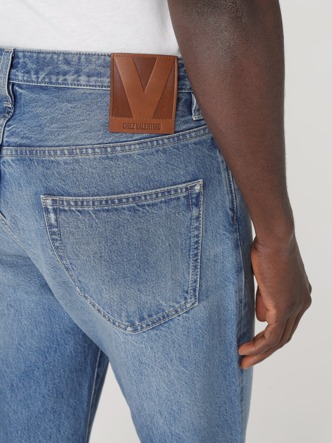 VALENTINO JEANS: Jeans men Valentino, Blue - Img 5