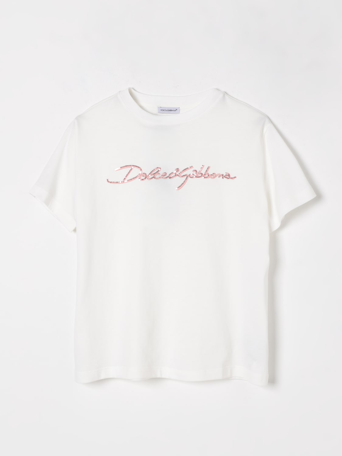 DOLCE & GABBANA T-SHIRT: T-shirt kids Dolce & Gabbana, White - Img 1