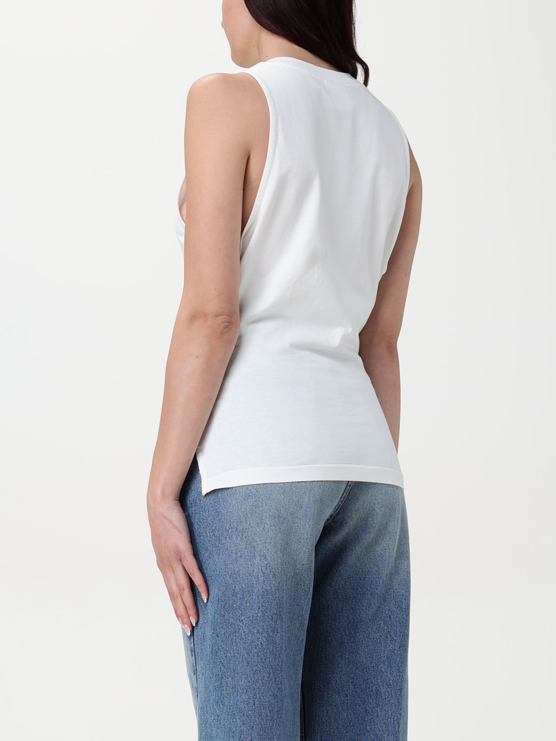 COURRÈGES TOP: Top woman CourrÈges, White - Img 3