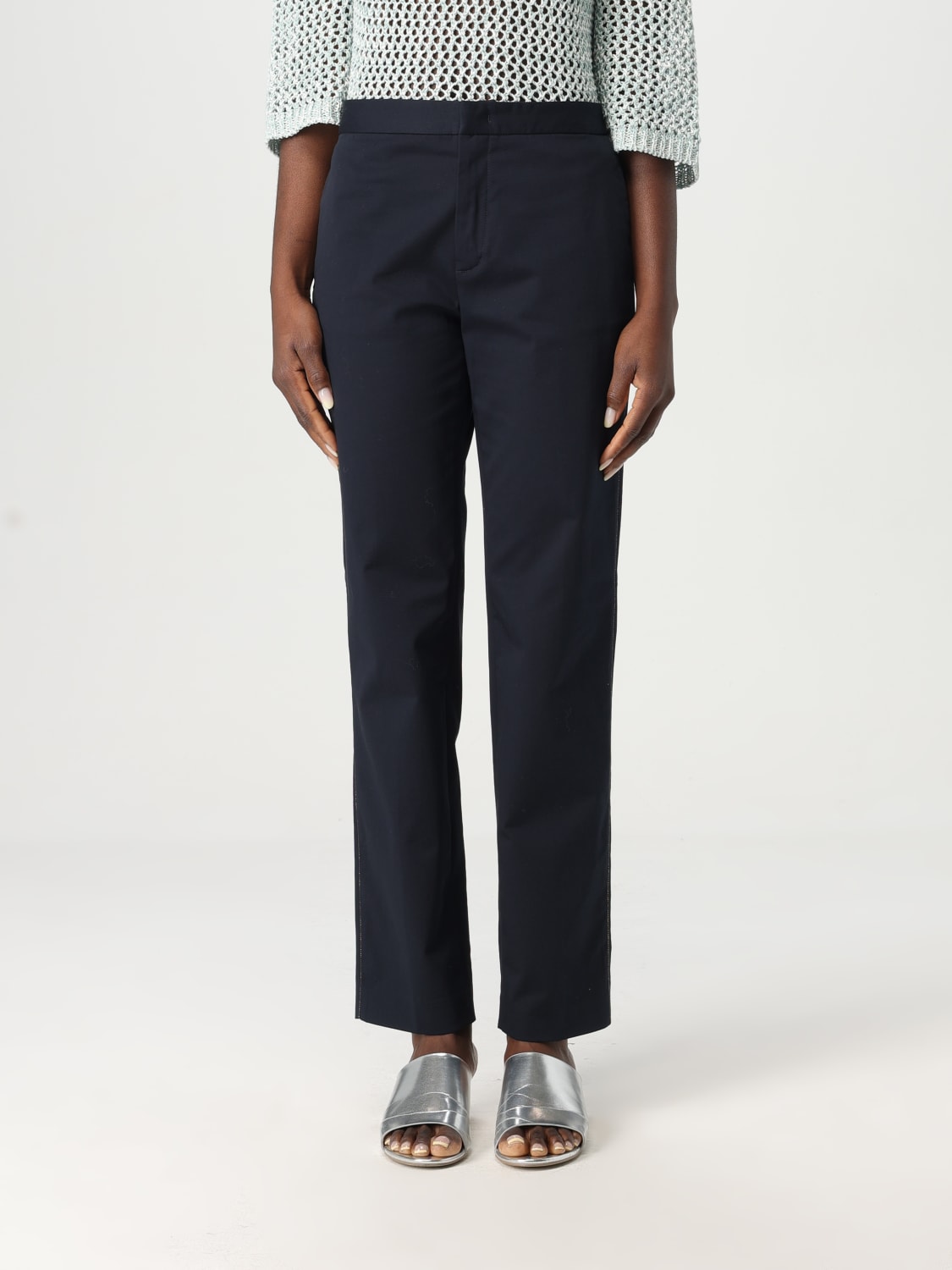 FABIANA FILIPPI PANTS: Pants woman Fabiana Filippi, Blue - Img 1