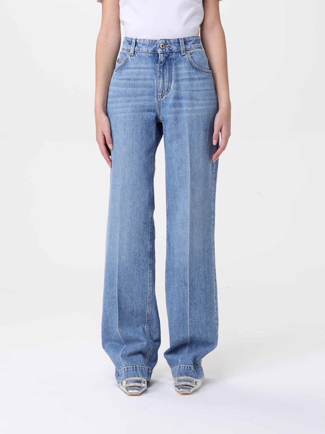 デニム・ジーパン DOLCE  GABBANA Women Denim Pants FTC8CDG8MB2 S9001 Navy DOLCE & GABBANA: Jeans woman - Blue | Dolce & Gabbana jeans