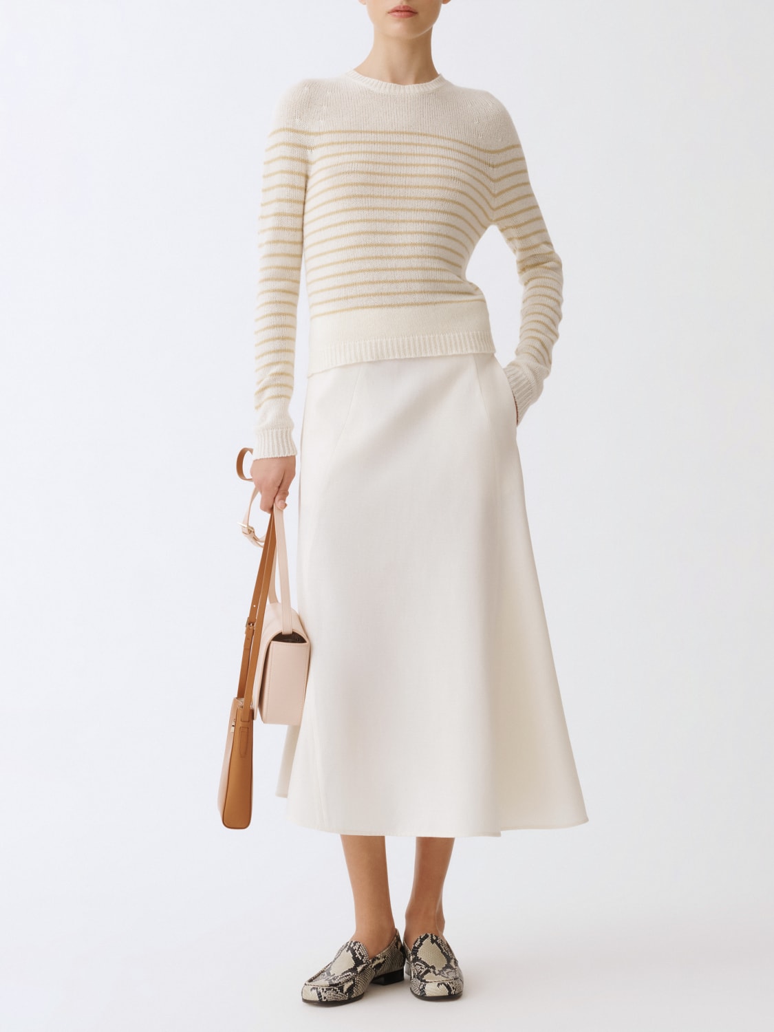 FABIANA FILIPPI SKIRT: Skirt woman Fabiana Filippi, White - Img 2