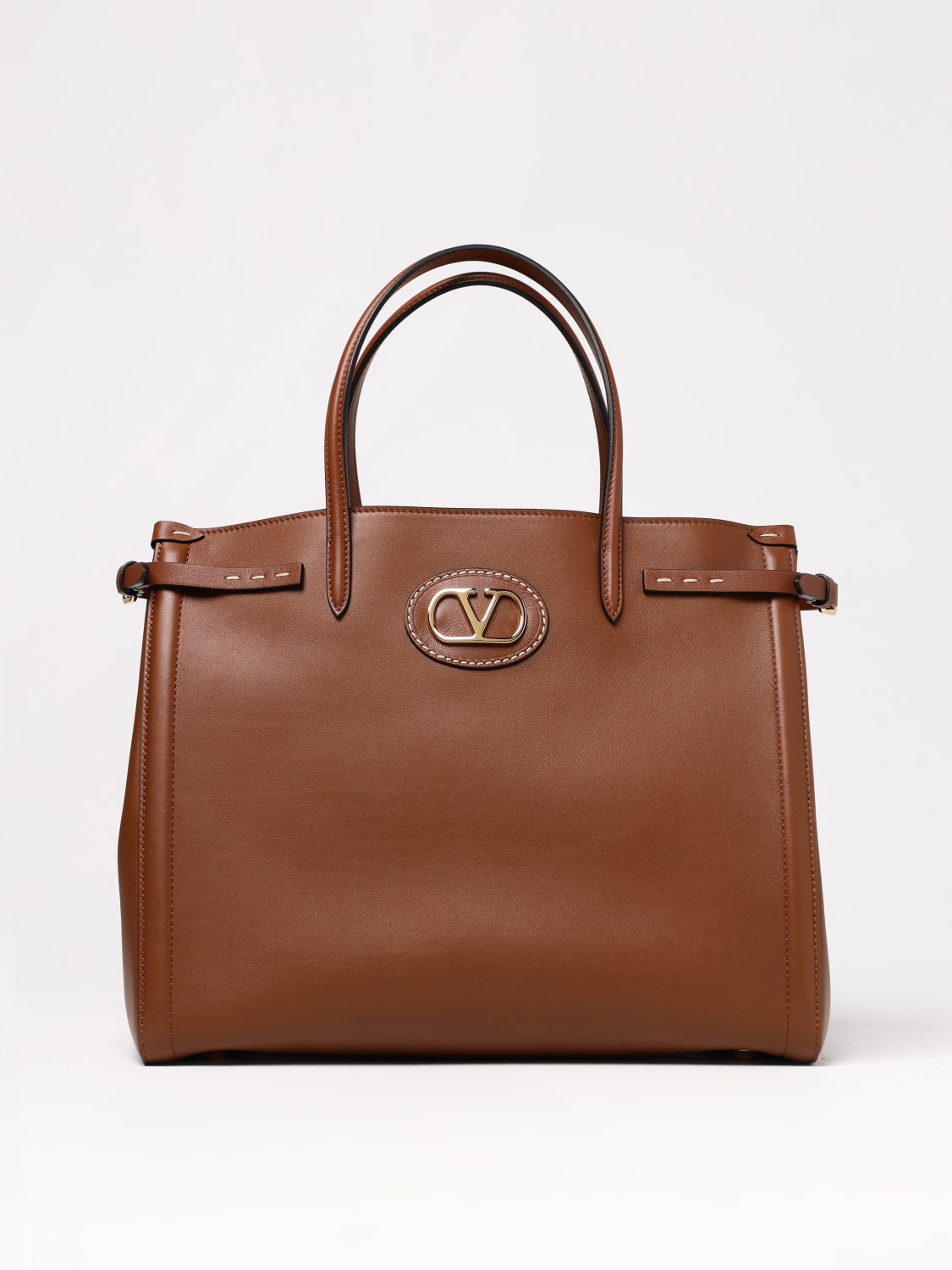 ハンドバッグ VALENTINO GARAVANI  Handbags Women Leather Brown/Tobacco Valentino Garavani Shoulder Bags Rockstud Women Leather